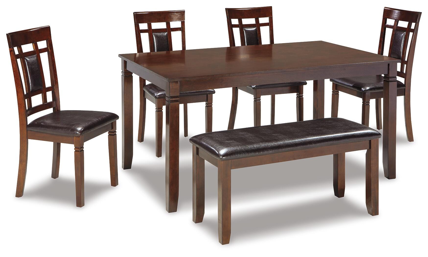 Bennox Dining Table and Chairs with Bench (Set of 6) - image 2