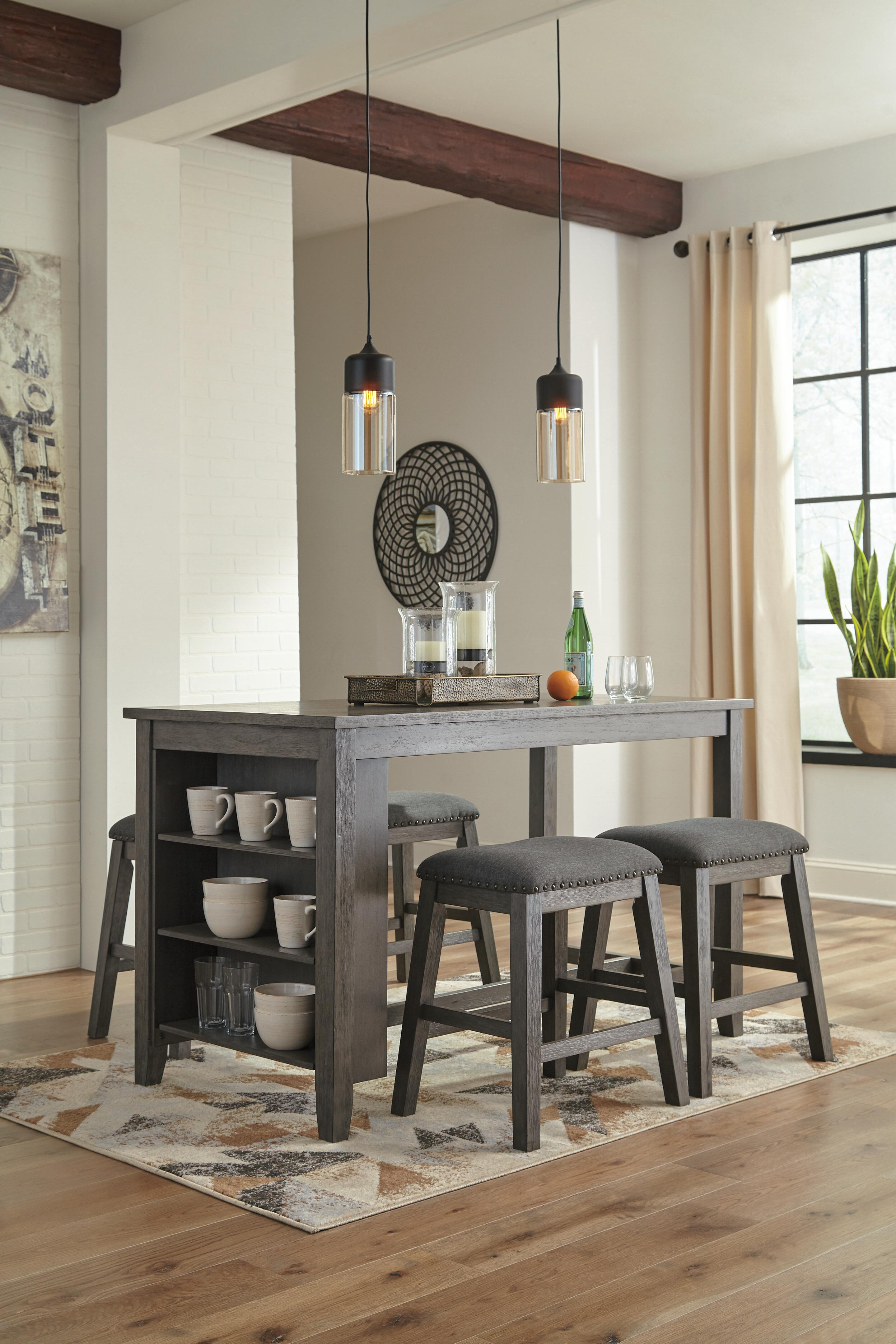 Caitbrook Counter Height Dining Table and 4 Barstools - image 1