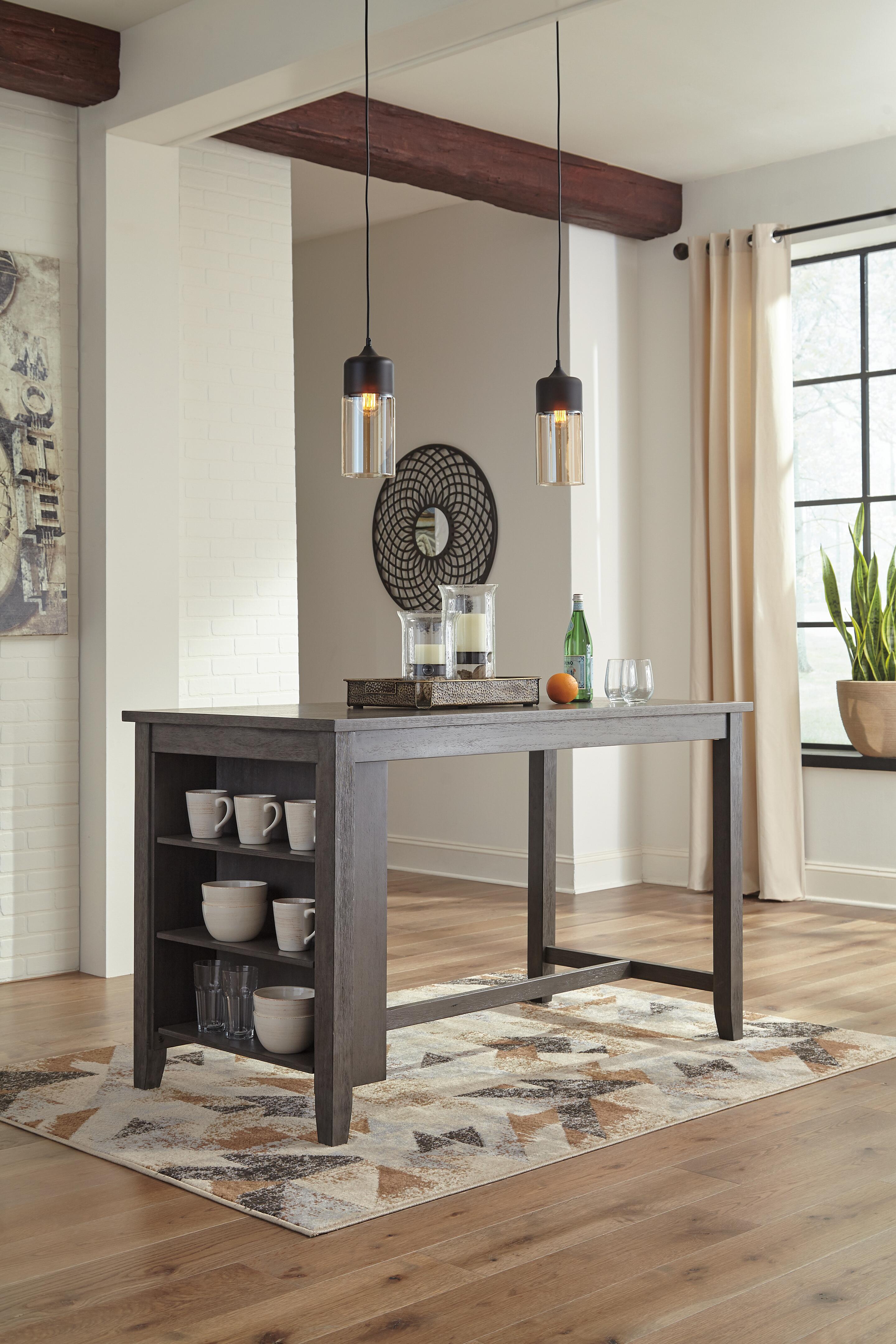 Caitbrook Counter Height Dining Table and 4 Barstools, , large