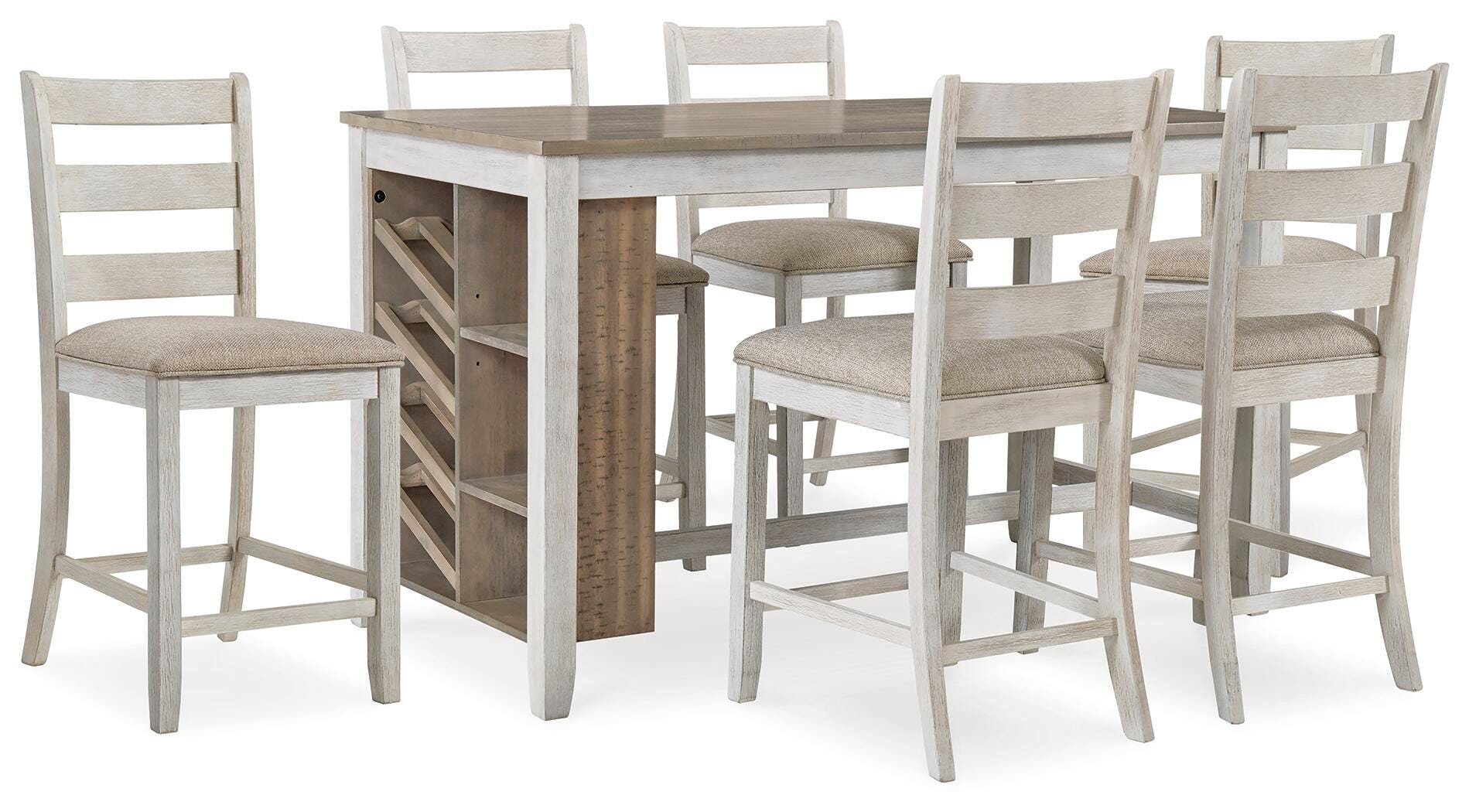 Skempton Counter Height Dining Table and 6 Barstools - image 1