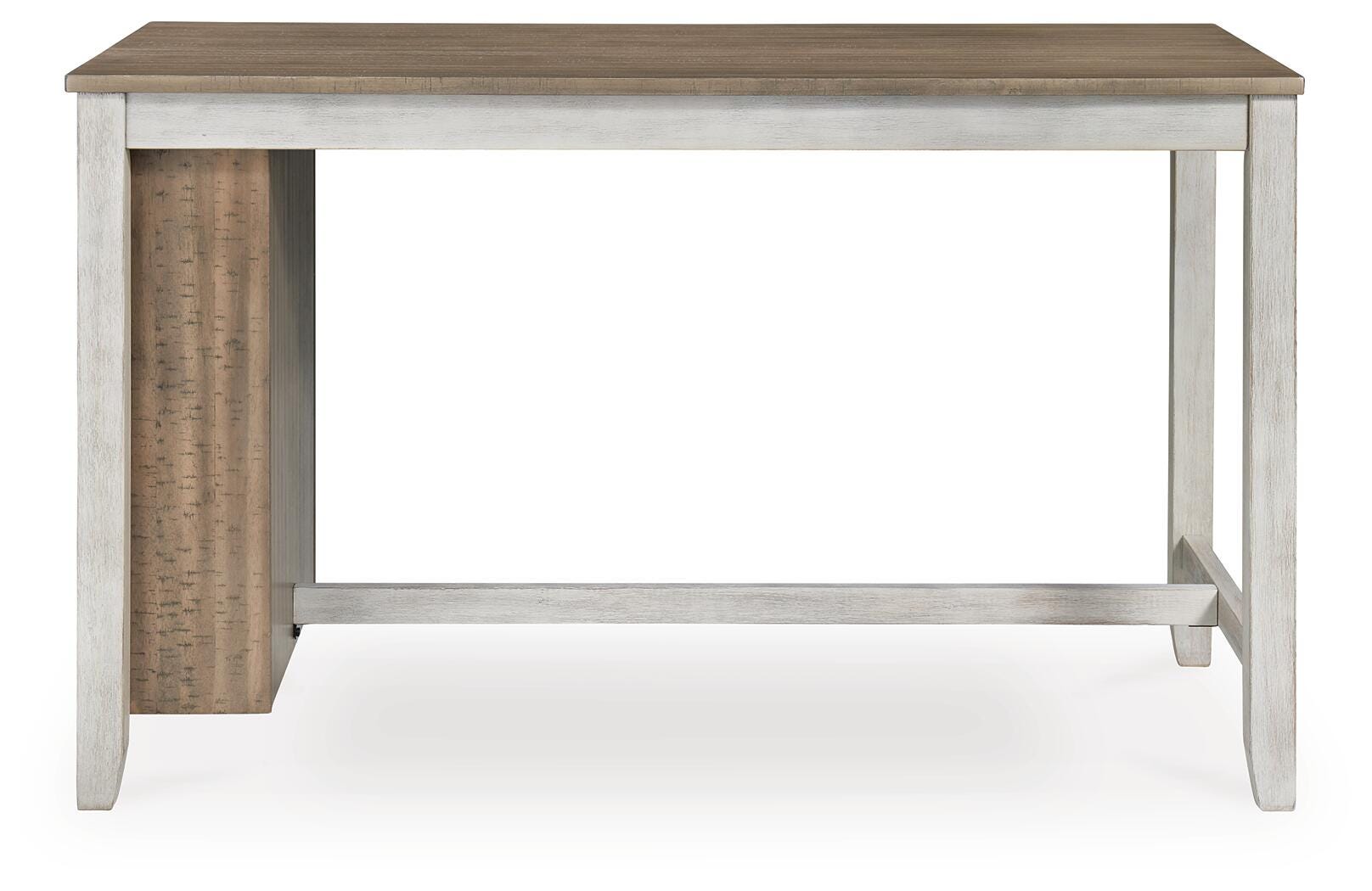 Skempton Counter Height Dining Table with Built-In Wine Rack and