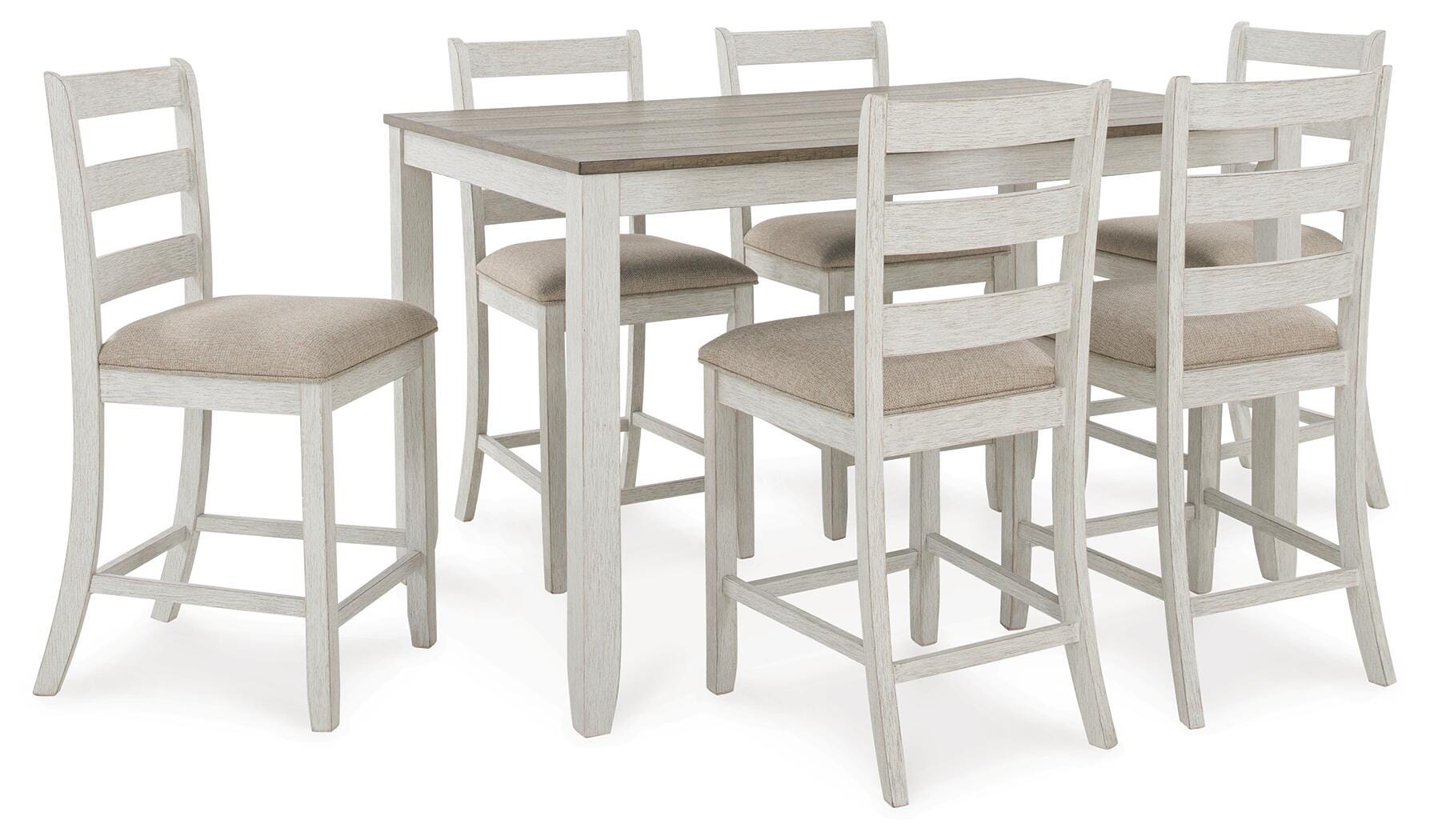 Skempton Counter Height Dining Table and Bar Stools (Set of 7), , large