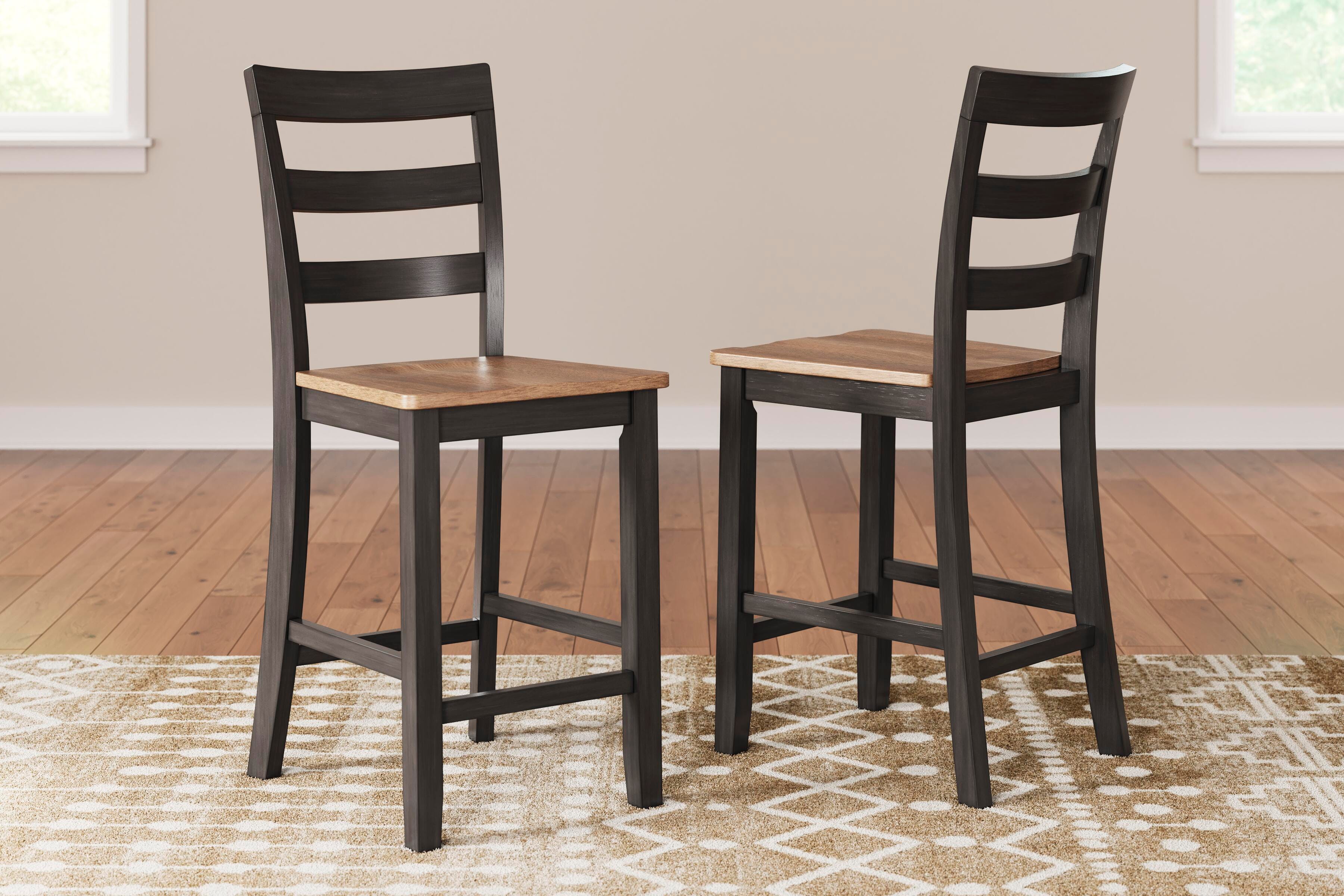 Mesa de comedor a la altura de la encimera Gesthaven y 2 taburetes de bar - image 16