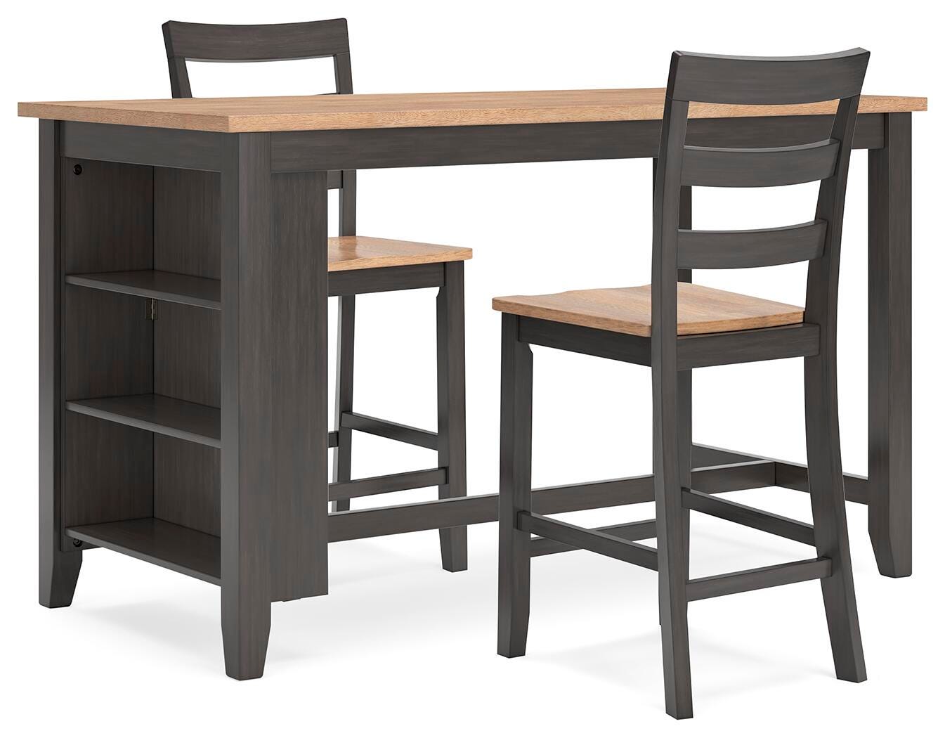 Mesa de comedor a la altura de la encimera Gesthaven y 2 taburetes de bar - image 1