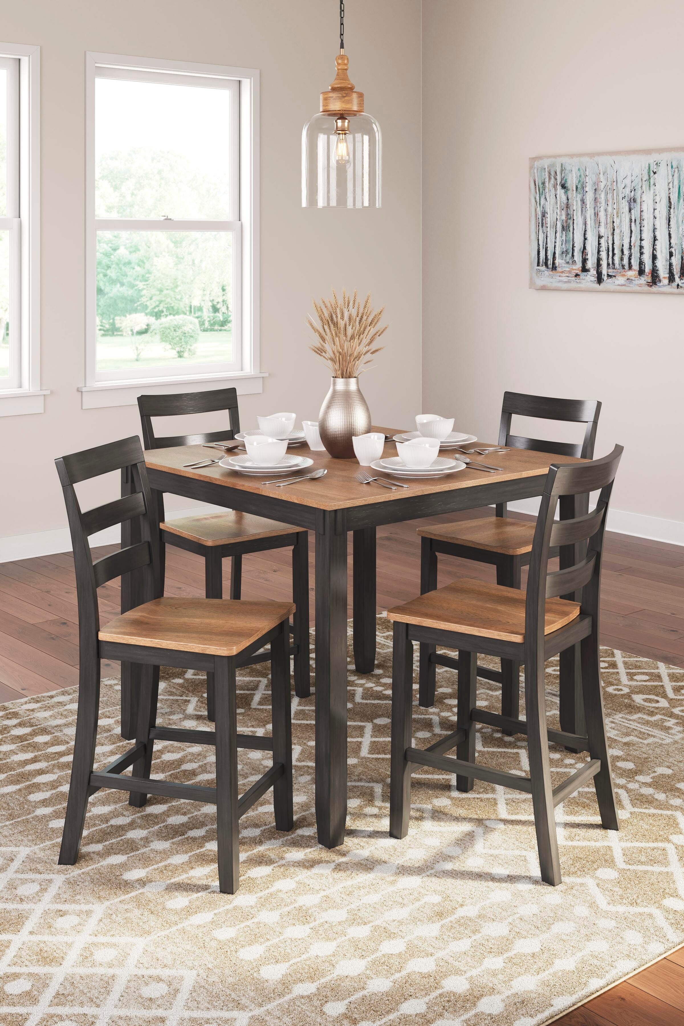 Gesthaven Counter Height Dining Table and 4 Barstools (Set of 5) - image 5
