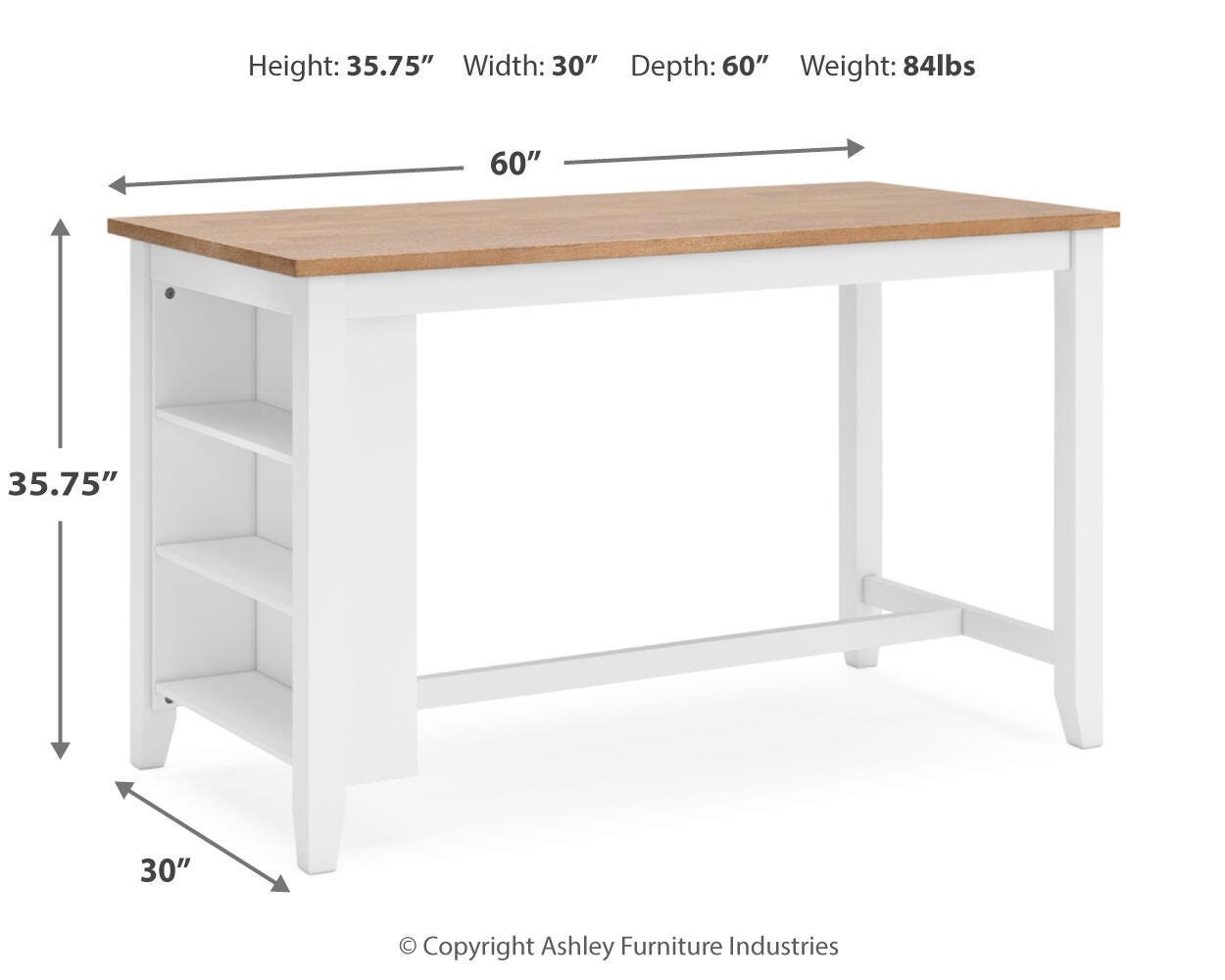 Gesthaven Counter Height Dining Table - image 10