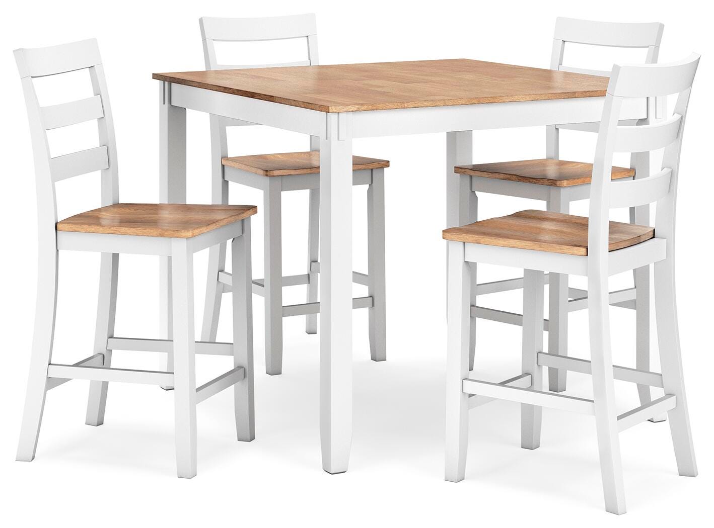 Gesthaven Counter Height Dining Table and 4 Barstools (Set of 5) - image 2