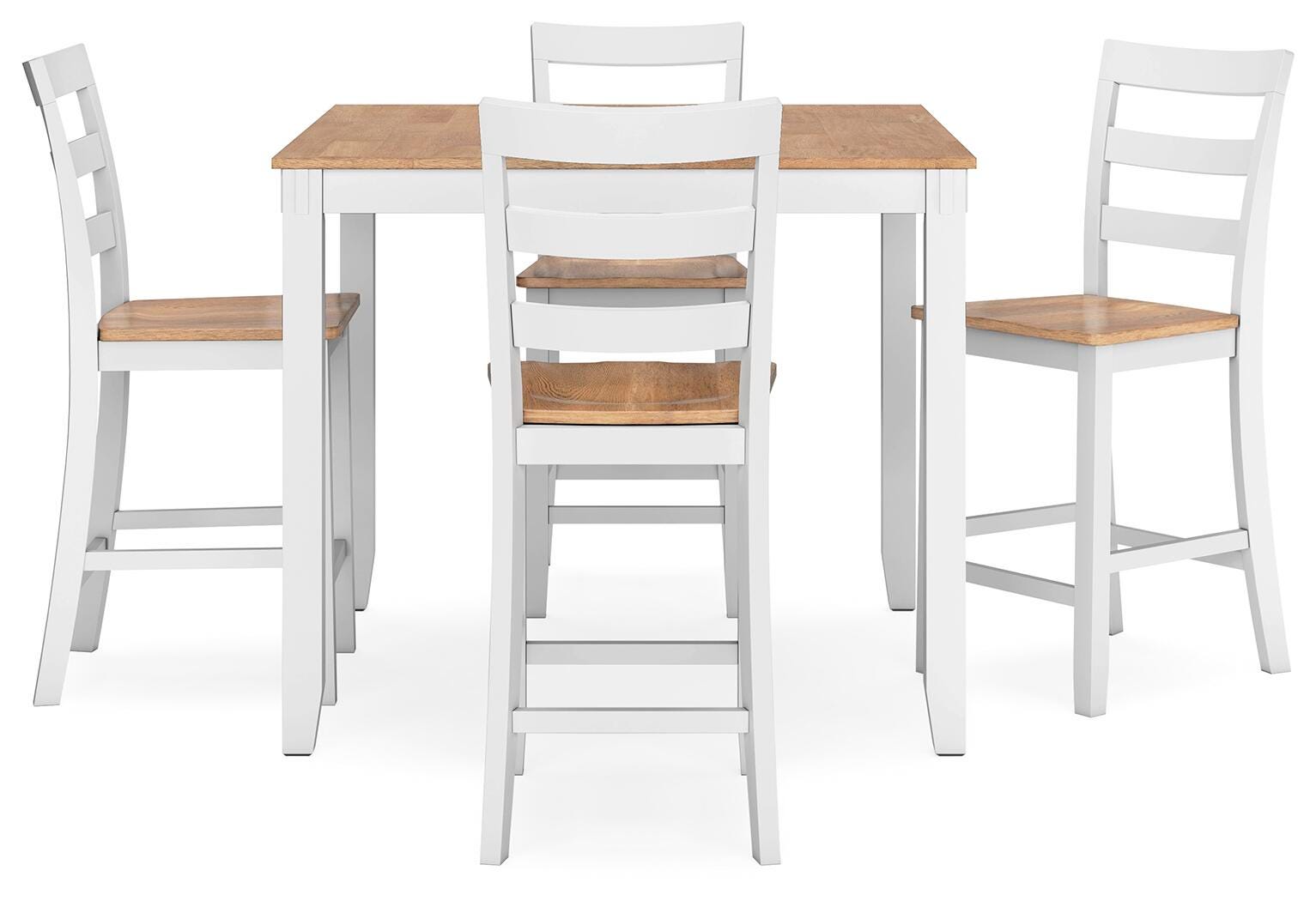 Gesthaven Counter Height Dining Table and 4 Barstools (Set of 5) - image 5