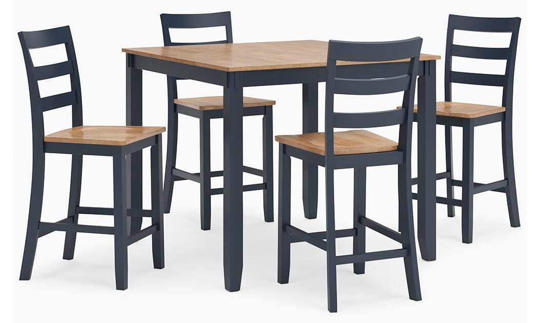 Gesthaven Counter Height Dining Table and 4 Barstools (Set of 5) - image 2