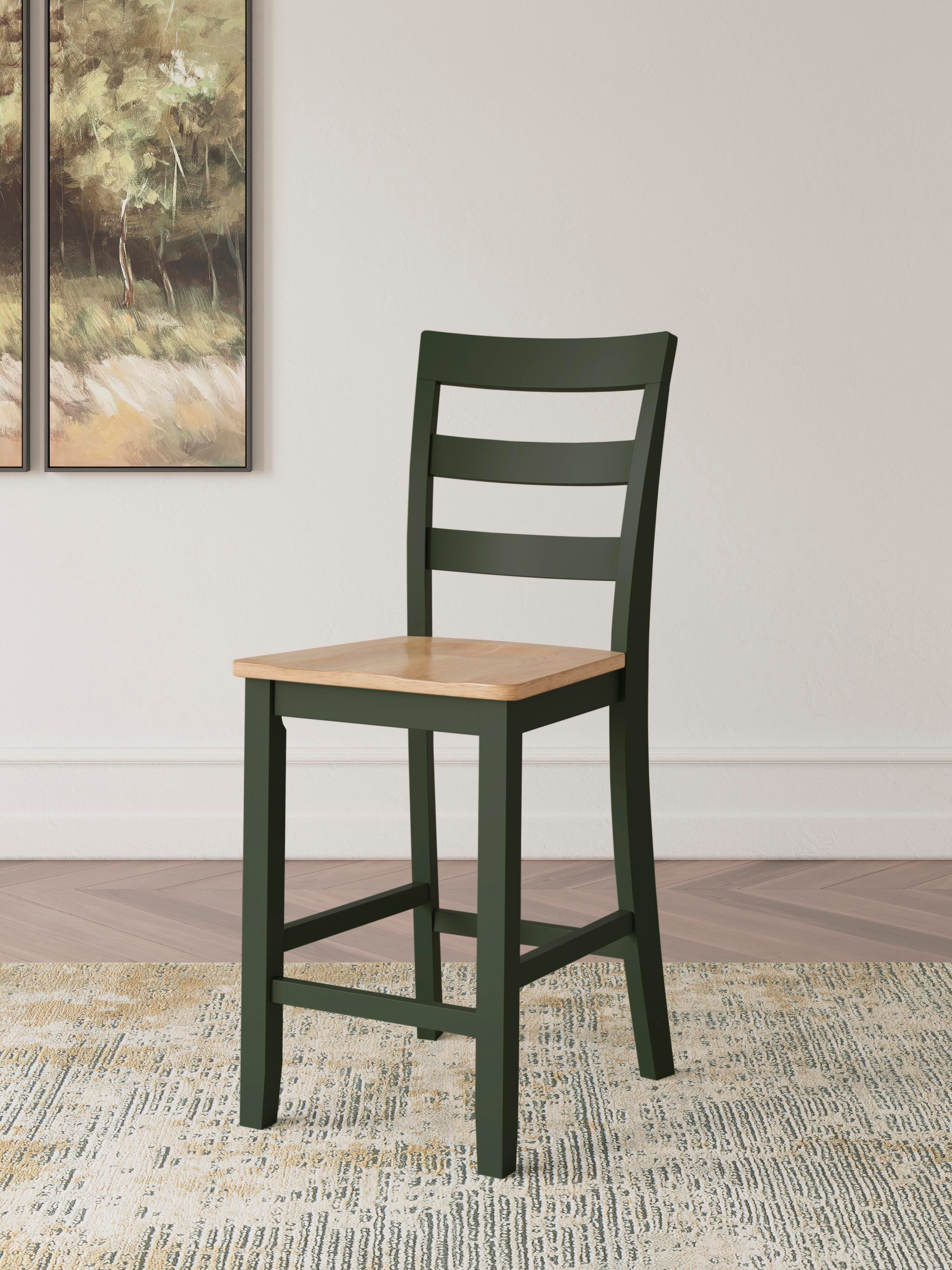 Mesa de comedor a la altura de la encimera Gesthaven y 2 taburetes de bar - image 16
