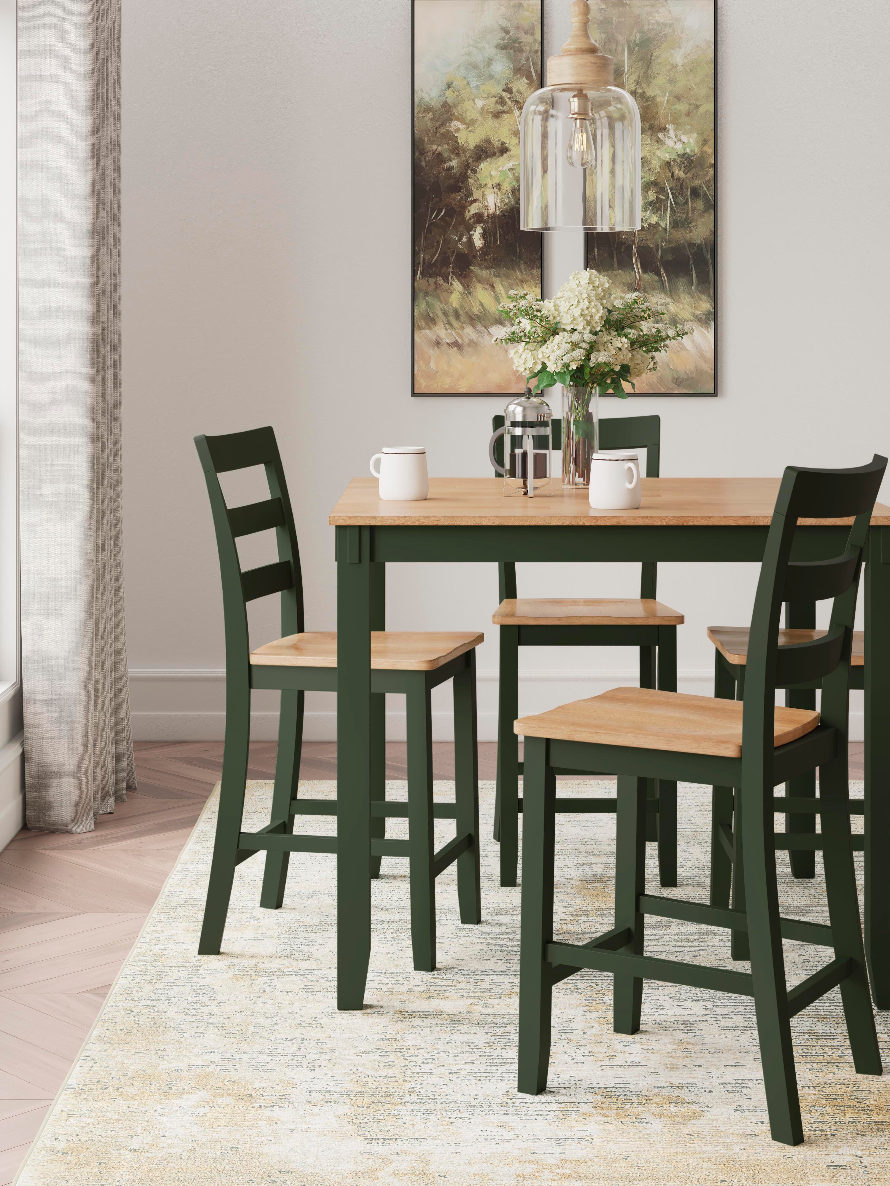 Gesthaven Counter Height Dining Table and 4 Barstools (Set of 5) - image 5