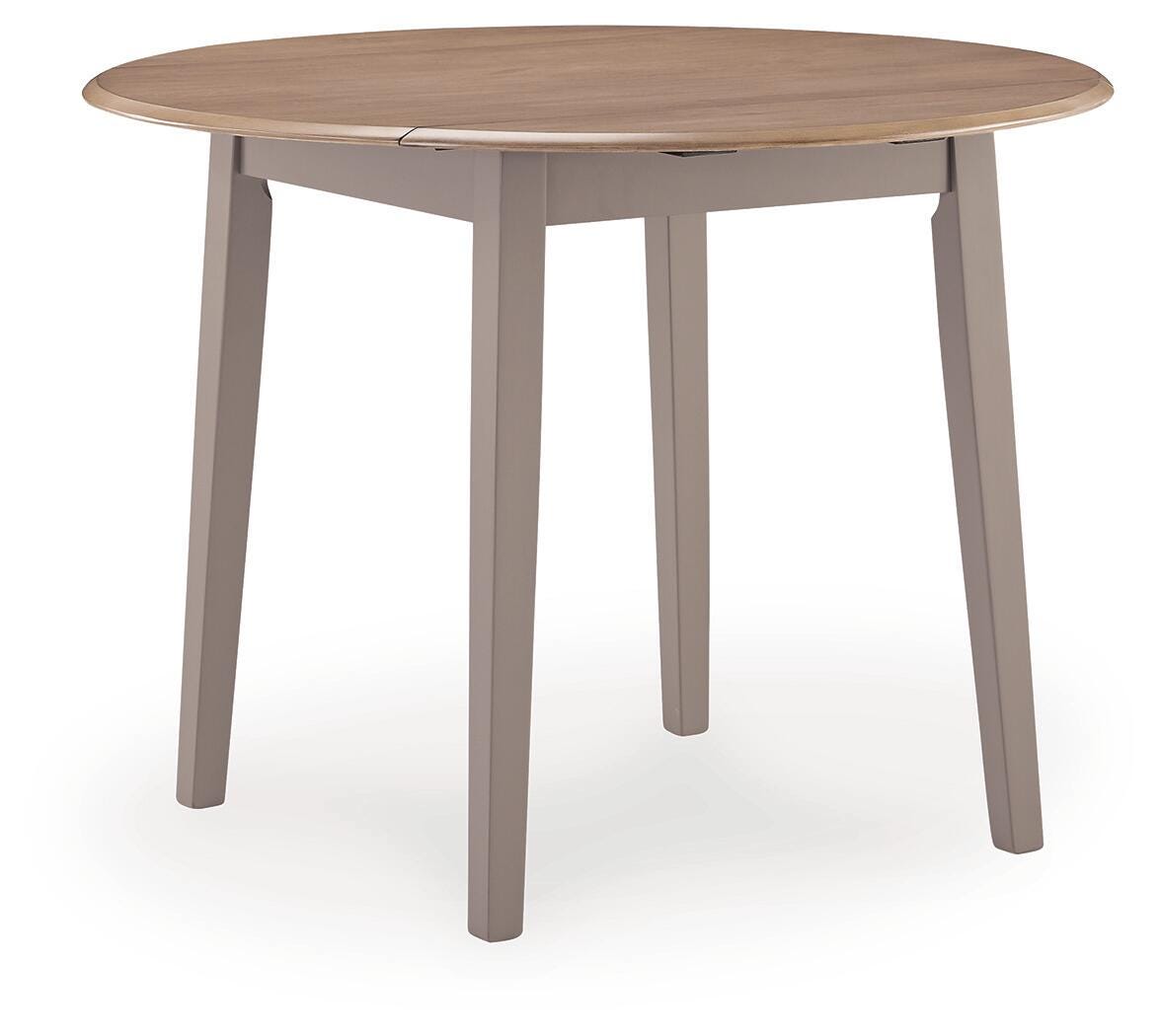 Gesthaven Dining Drop Leaf Table, Natural/Gray, large