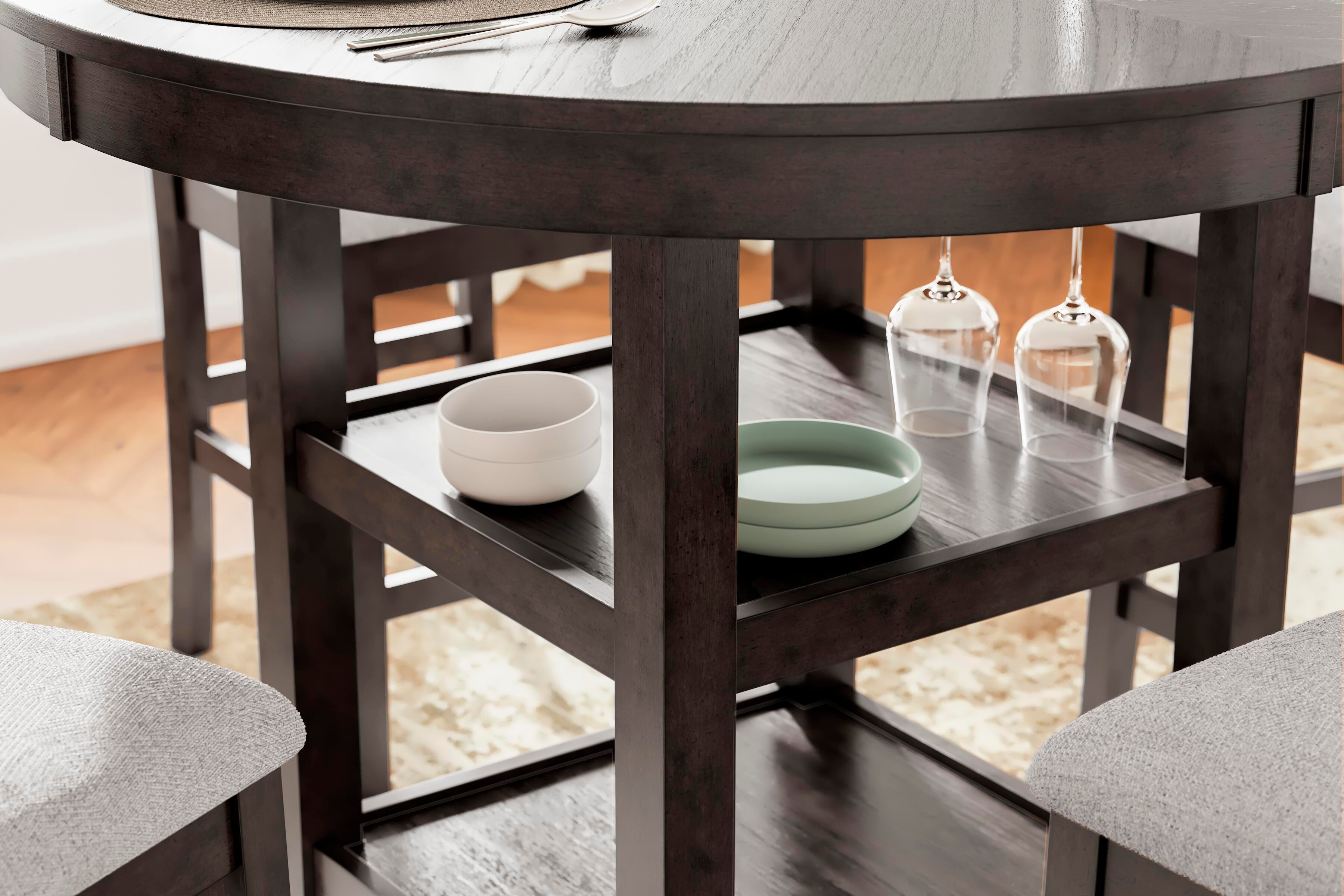 Langwest Counter Height Dining Table and 4 Barstools (Set of 5) - image 4