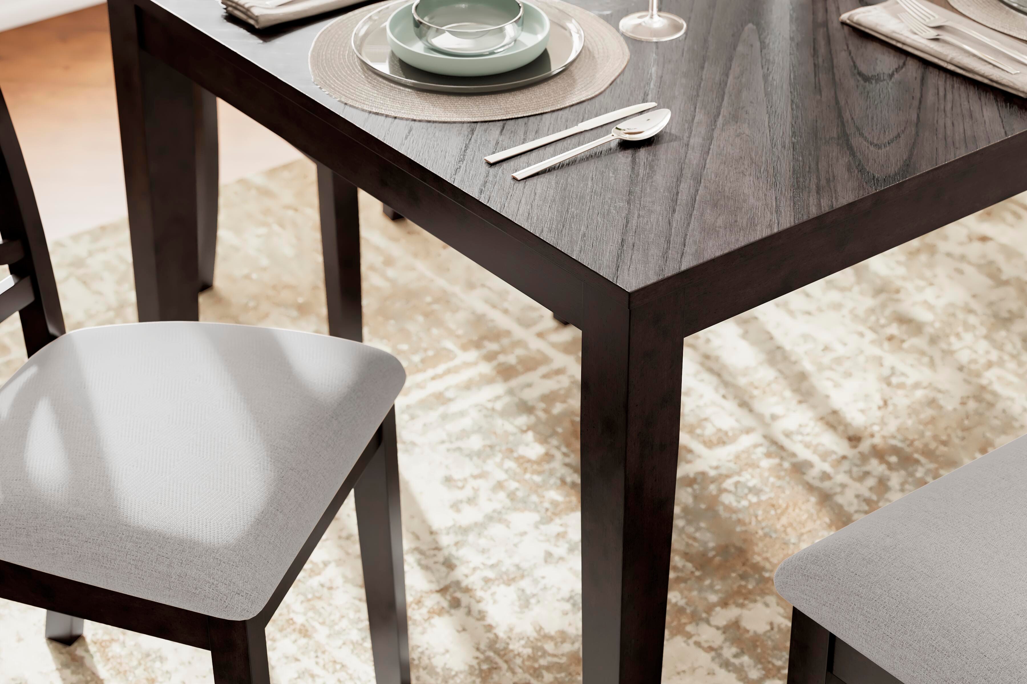 Langwest Dining Table and 4 Chairs and Bench (Set of 6) - image 4