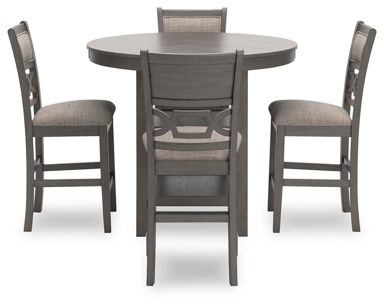 Mesa de comedor a altura de mostrador Wrenning y 4 taburetes (Set de 5) - image 3