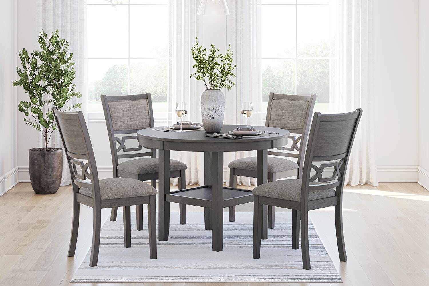Wrenning Dining Table and 4 Chairs (Set of 5) - image 1