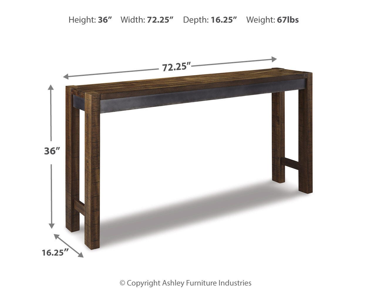 Torjin Counter Height Dining Table - image 4