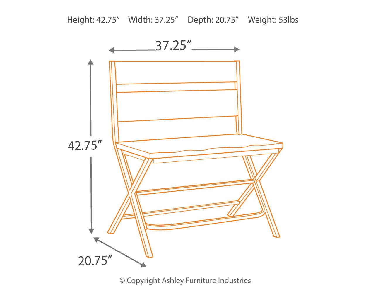 Kavara Counter Height Double Bar Stool - image 3
