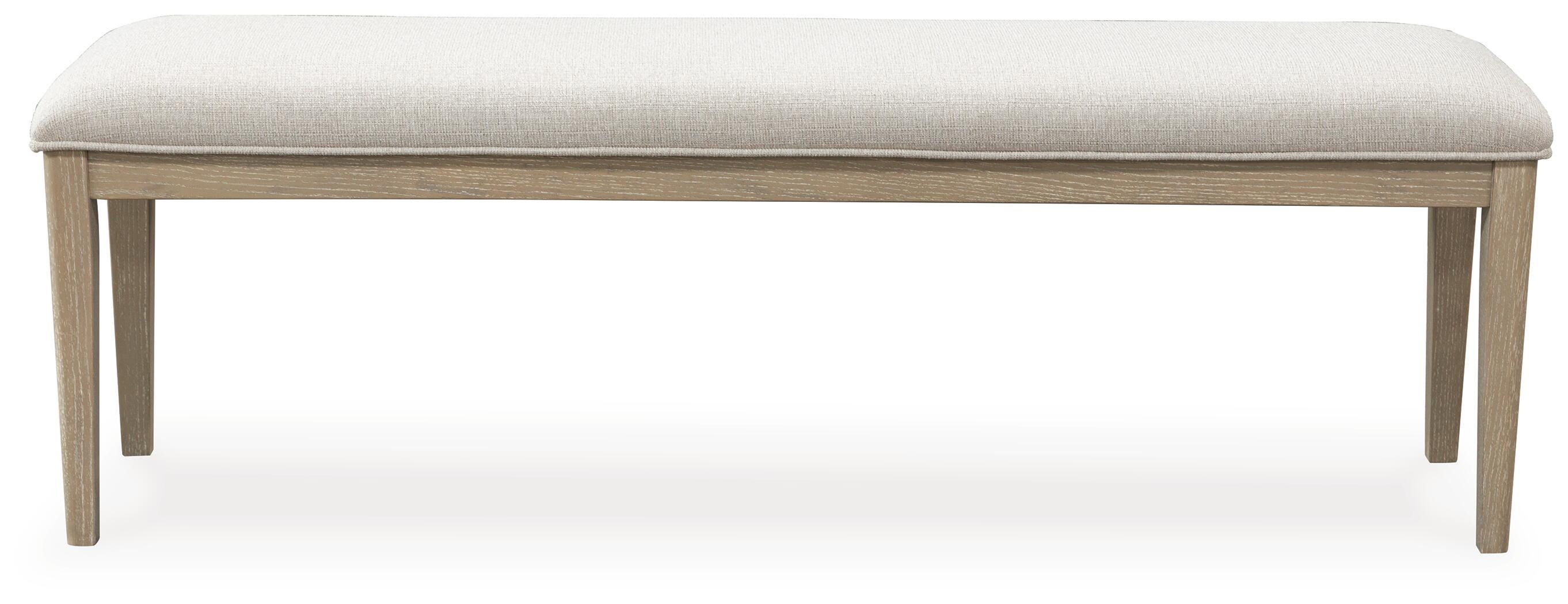 Vallardia 56" Upholstered Dining Bench, , large