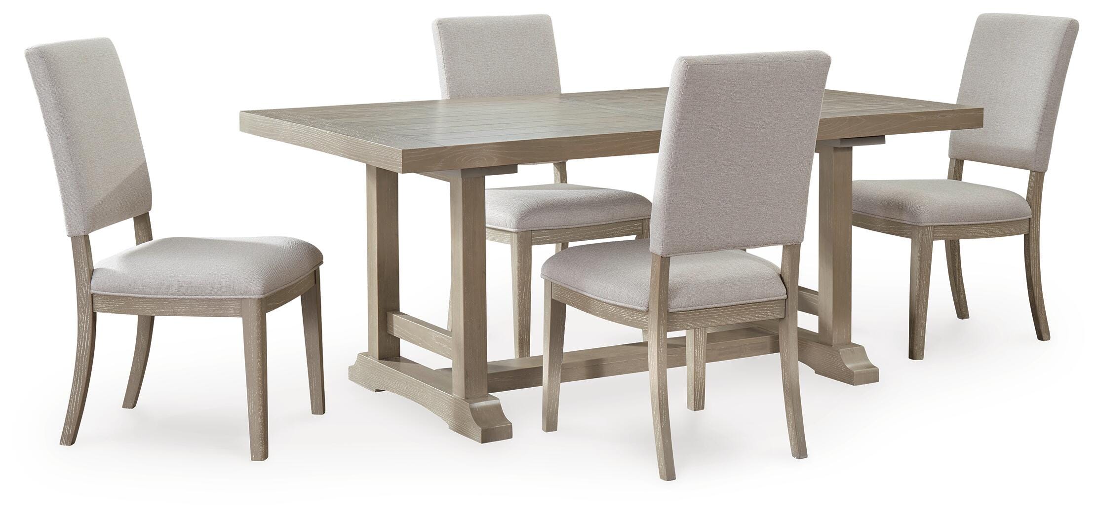 Vallardia Dining Table and 4 Chairs, , large