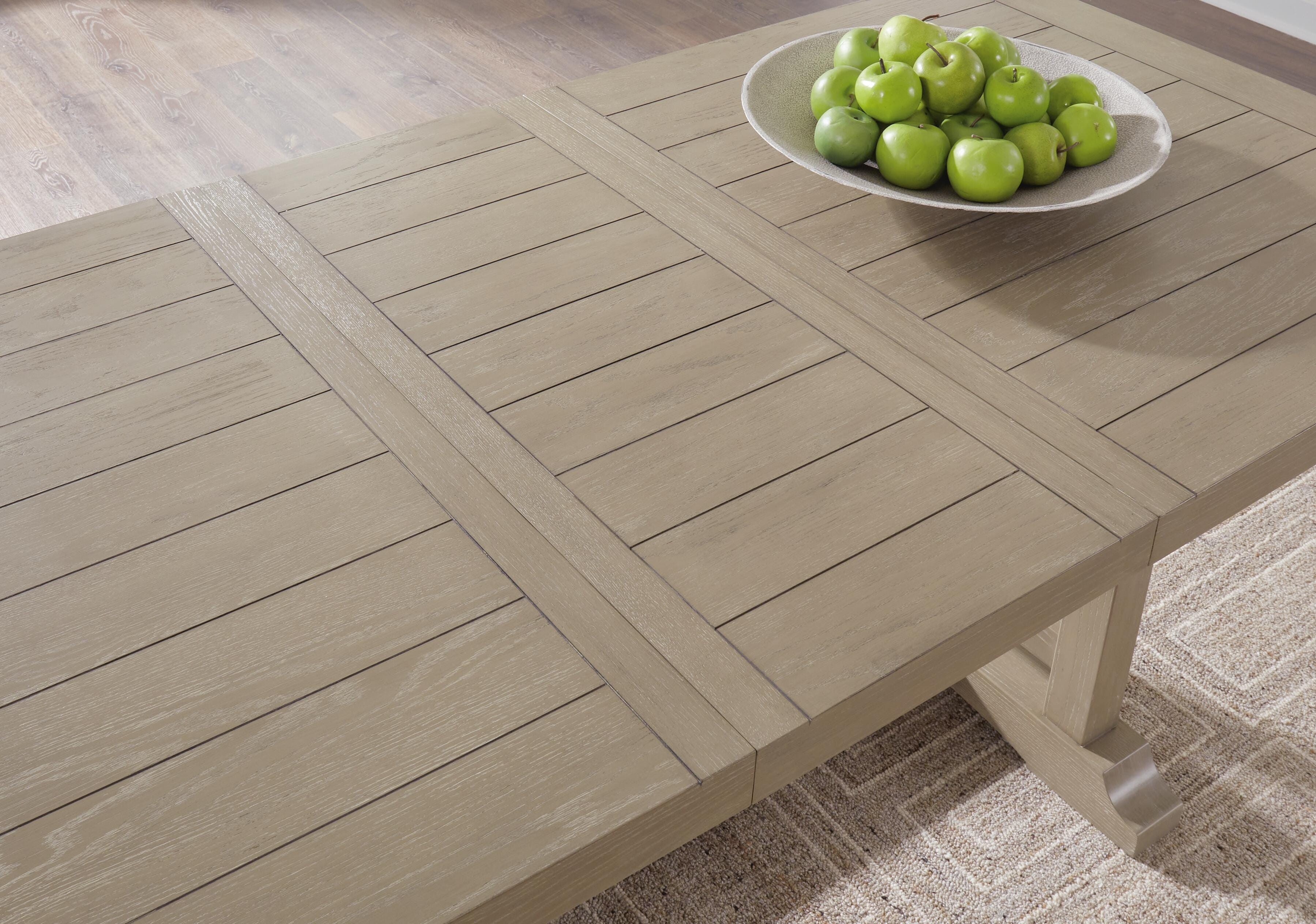 Ashley キッチンテーブル Ashley Gesthaven 6-Piece Rectangular Dining Set in Natural and White