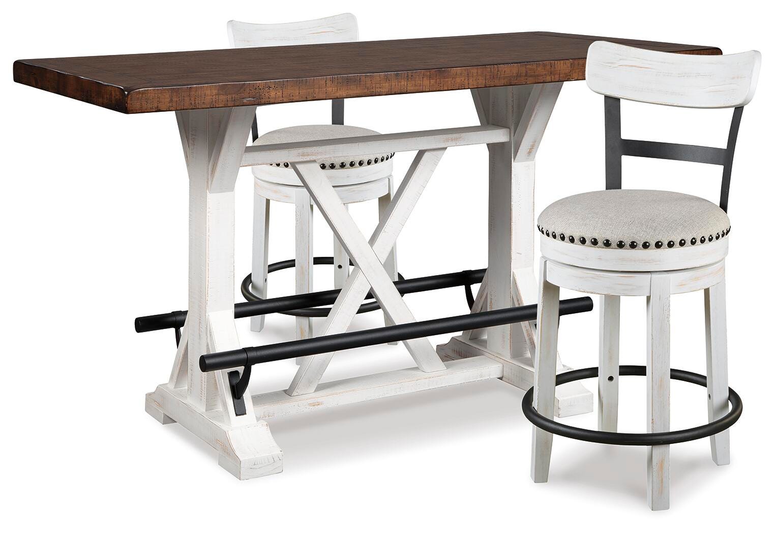 Valebeck Counter Height Dining Table and 2 Barstools, , large