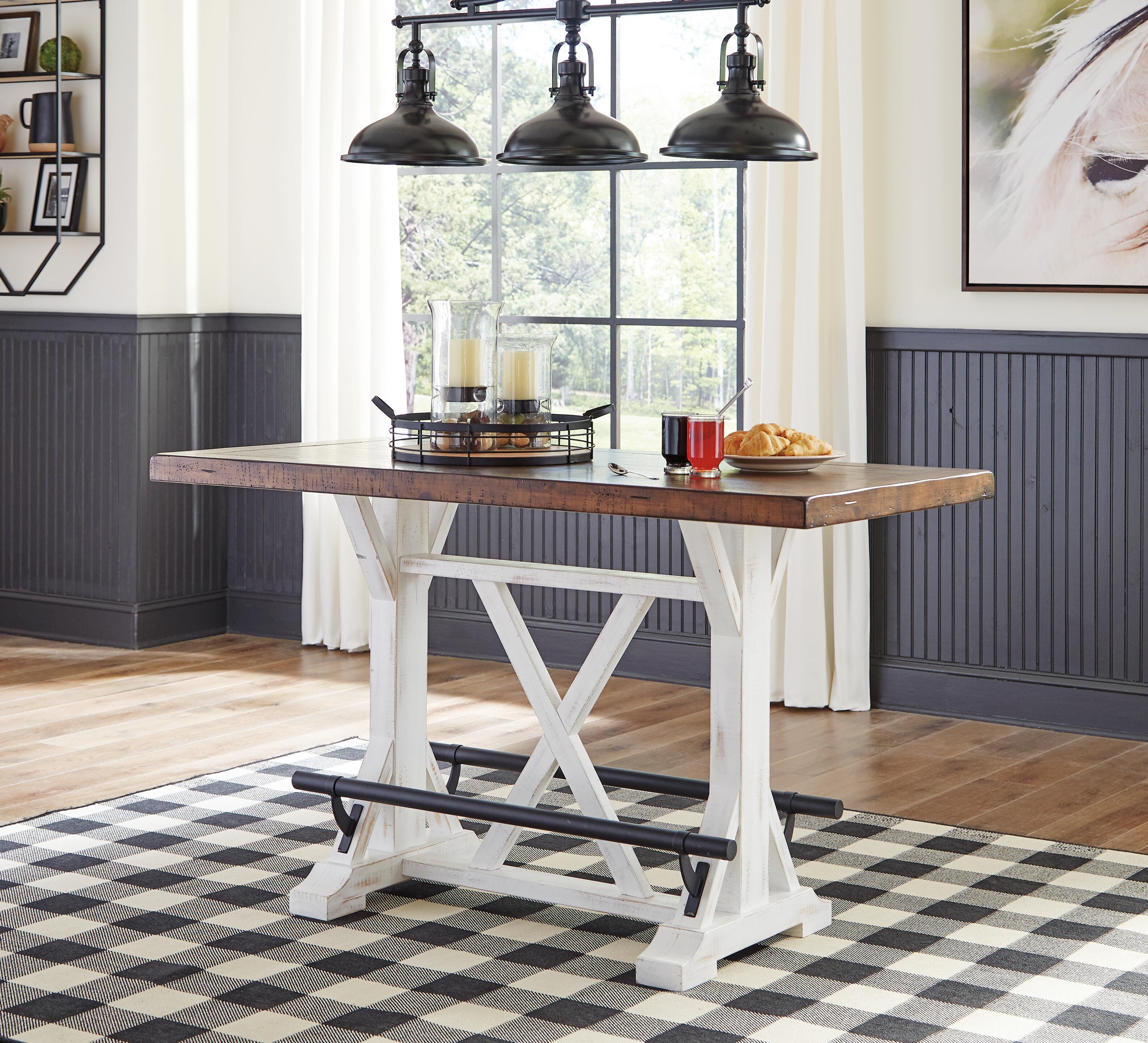 Valebeck Counter Height Dining Table and 8 Barstools - image 11