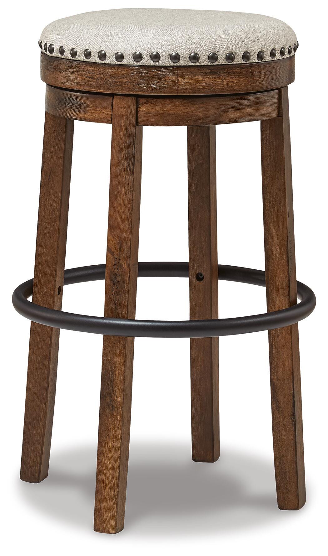 Valebeck Bar Height Stool, Brown/Black, large