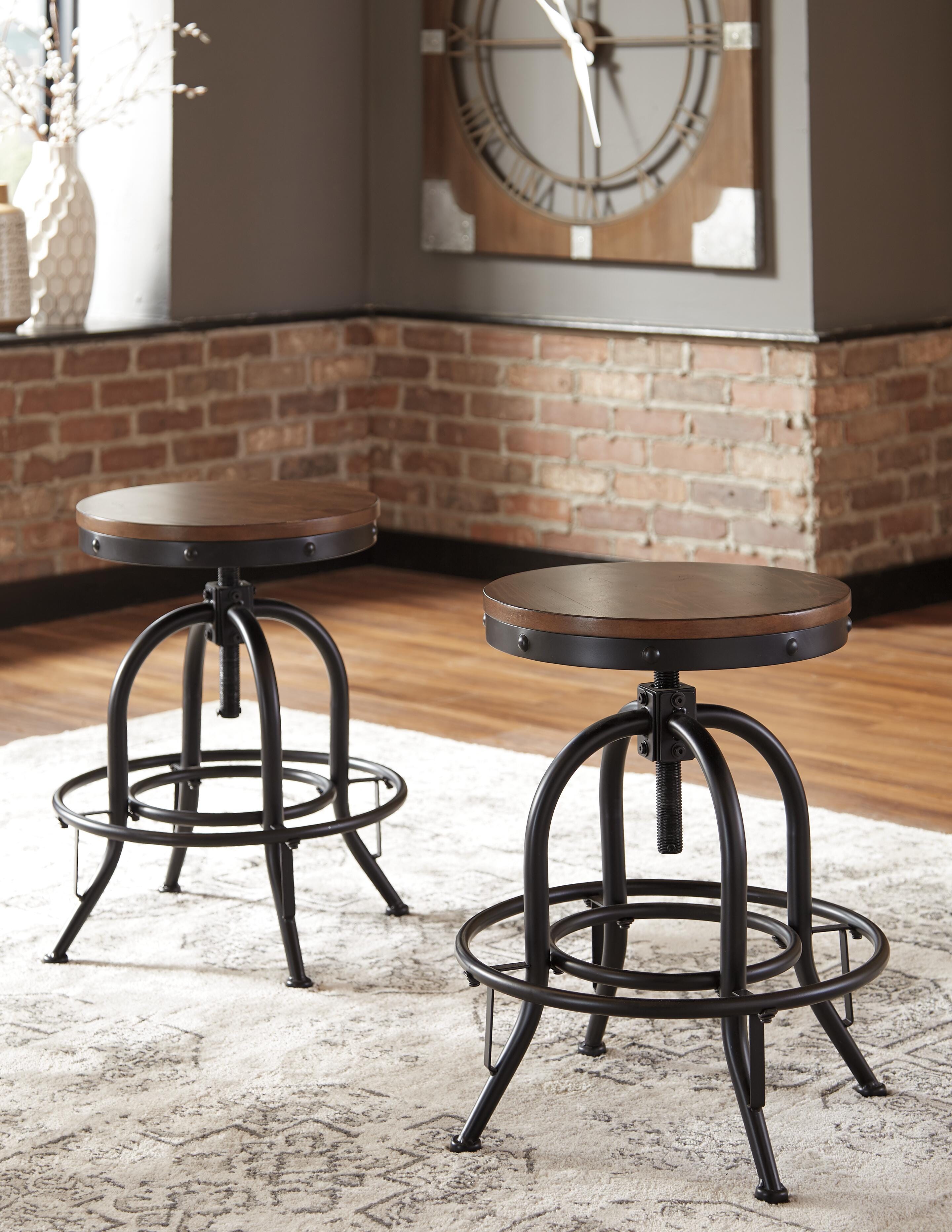 Valebeck Counter Height Dining Table, 6 Barstools and Server - image 11