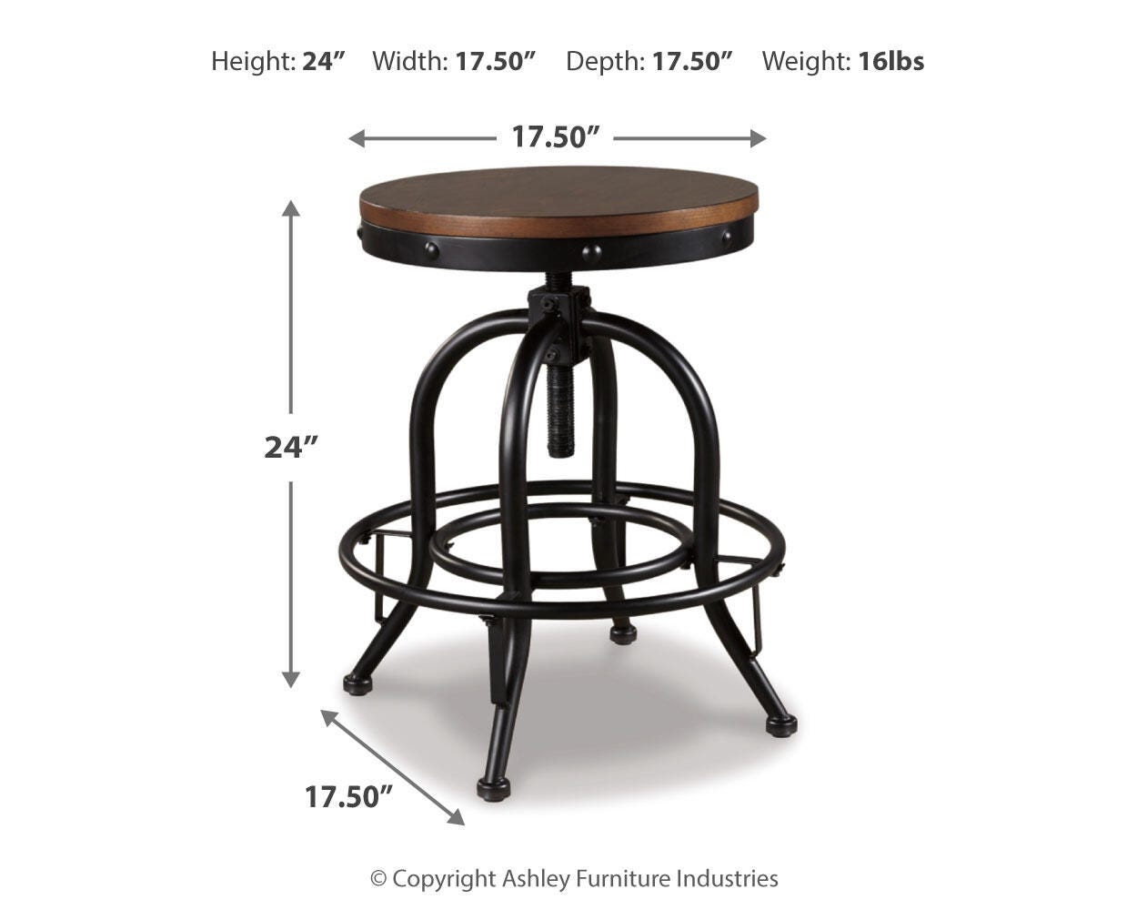 Valebeck Counter Height Bar Stool - image 4