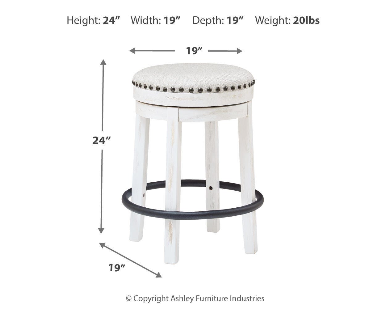 Valebeck Counter Height Stool - image 4