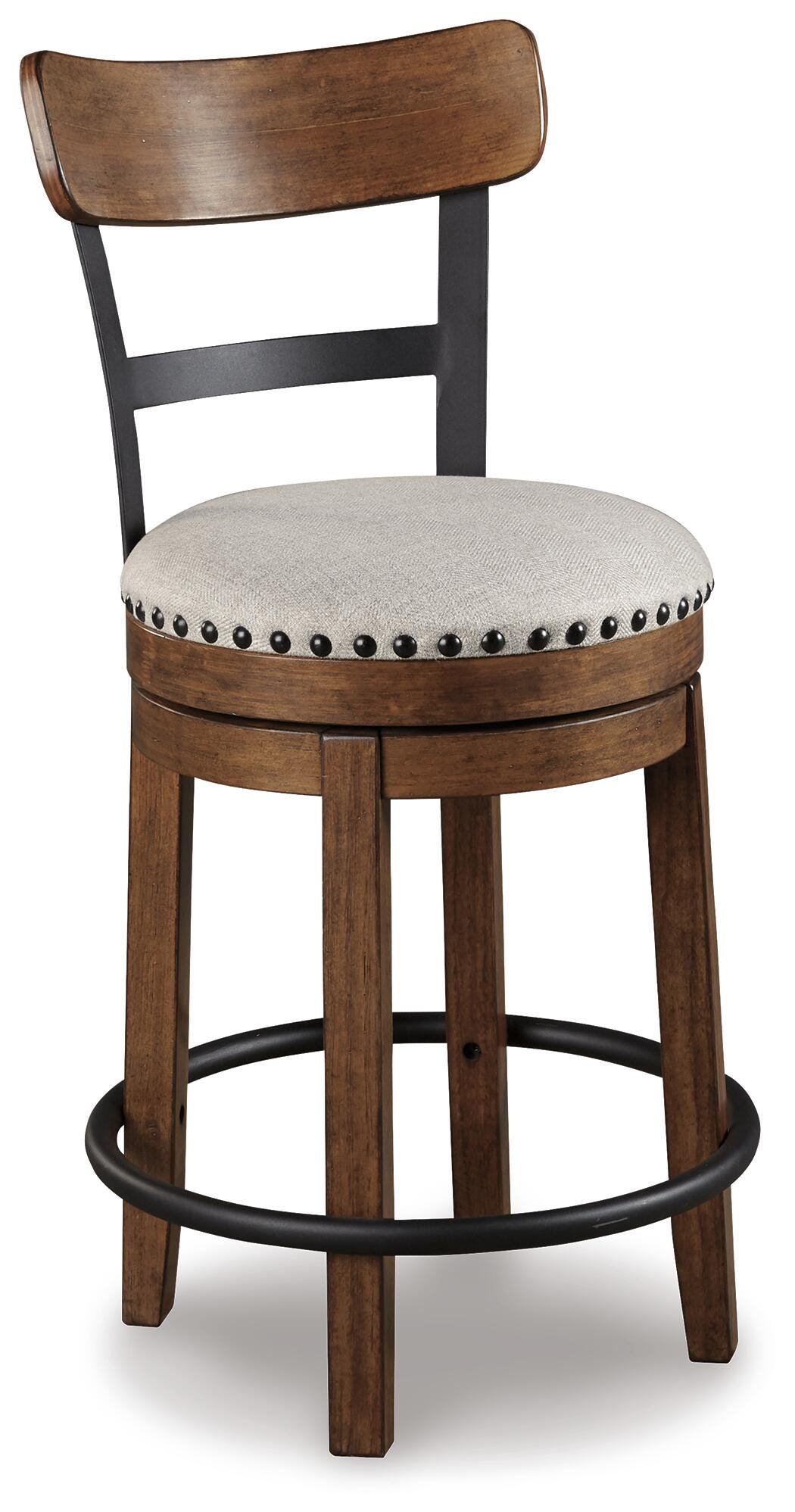 Valebeck Counter Height Bar Stool, Brown, large