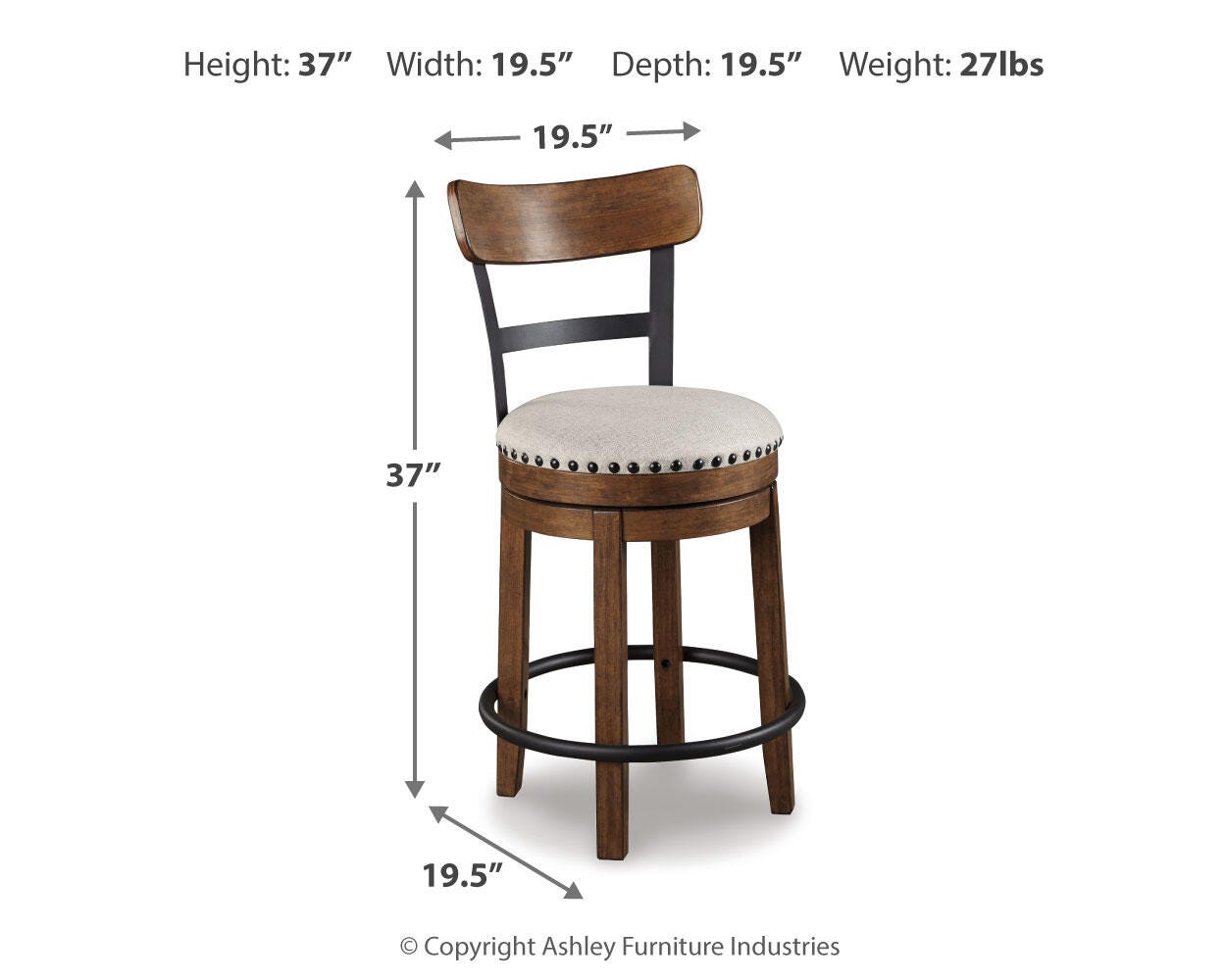 Valebeck Counter Height Bar Stool - image 4
