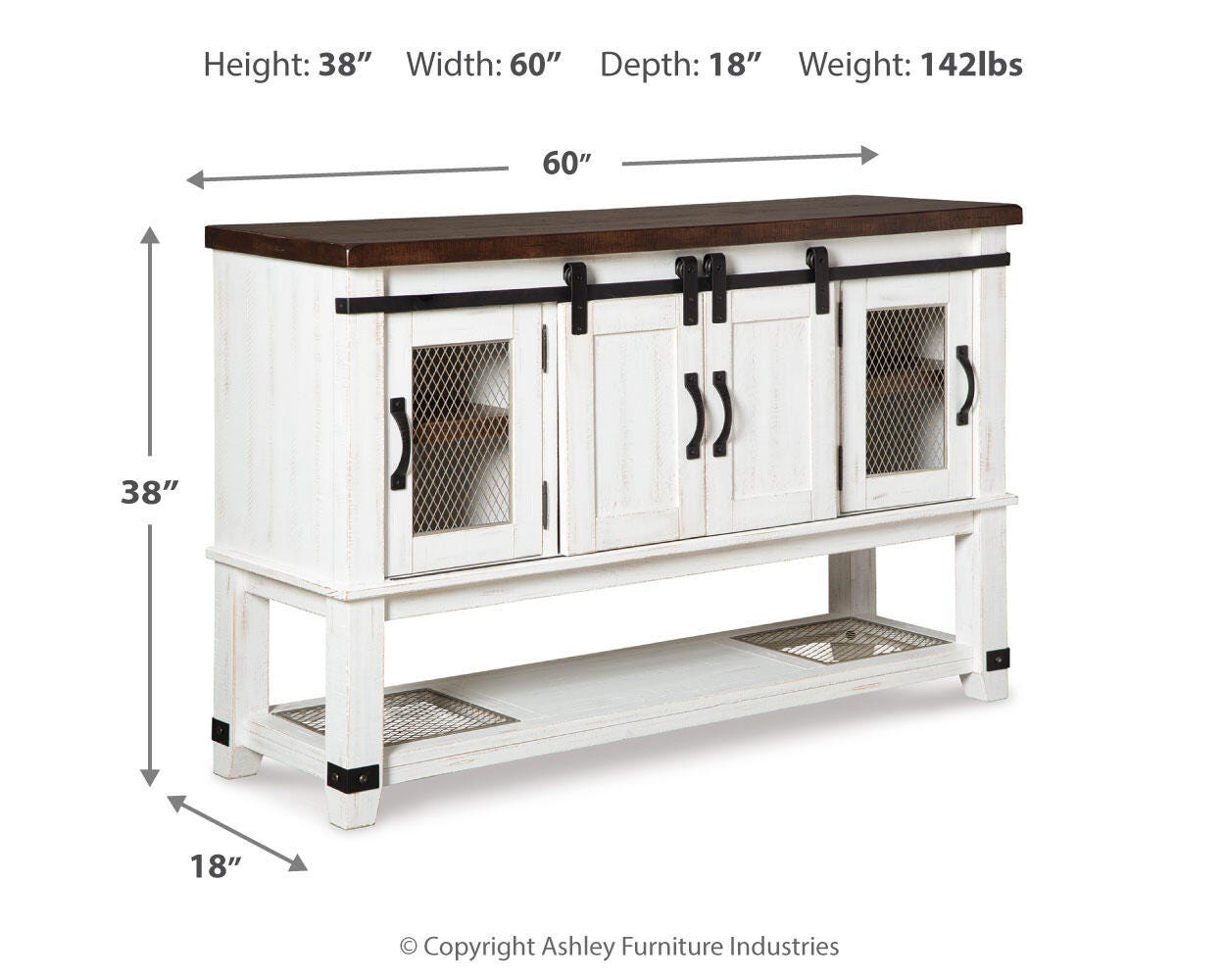 Valebeck Dimensions