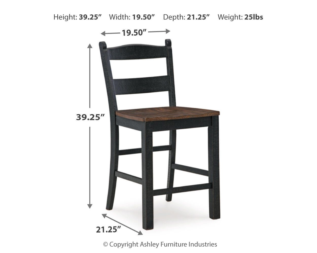 Valebeck Counter Height Barstool - image 7