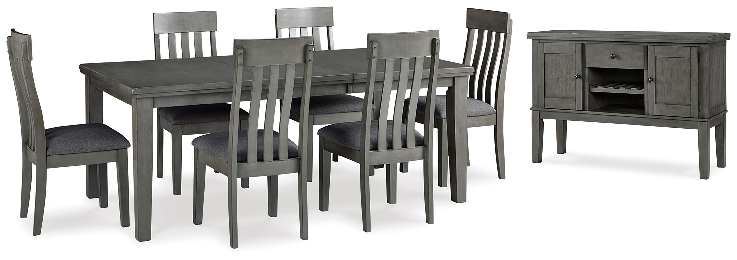 Mesa de comedor, 6 sillas y aparador Hallanden - image 2