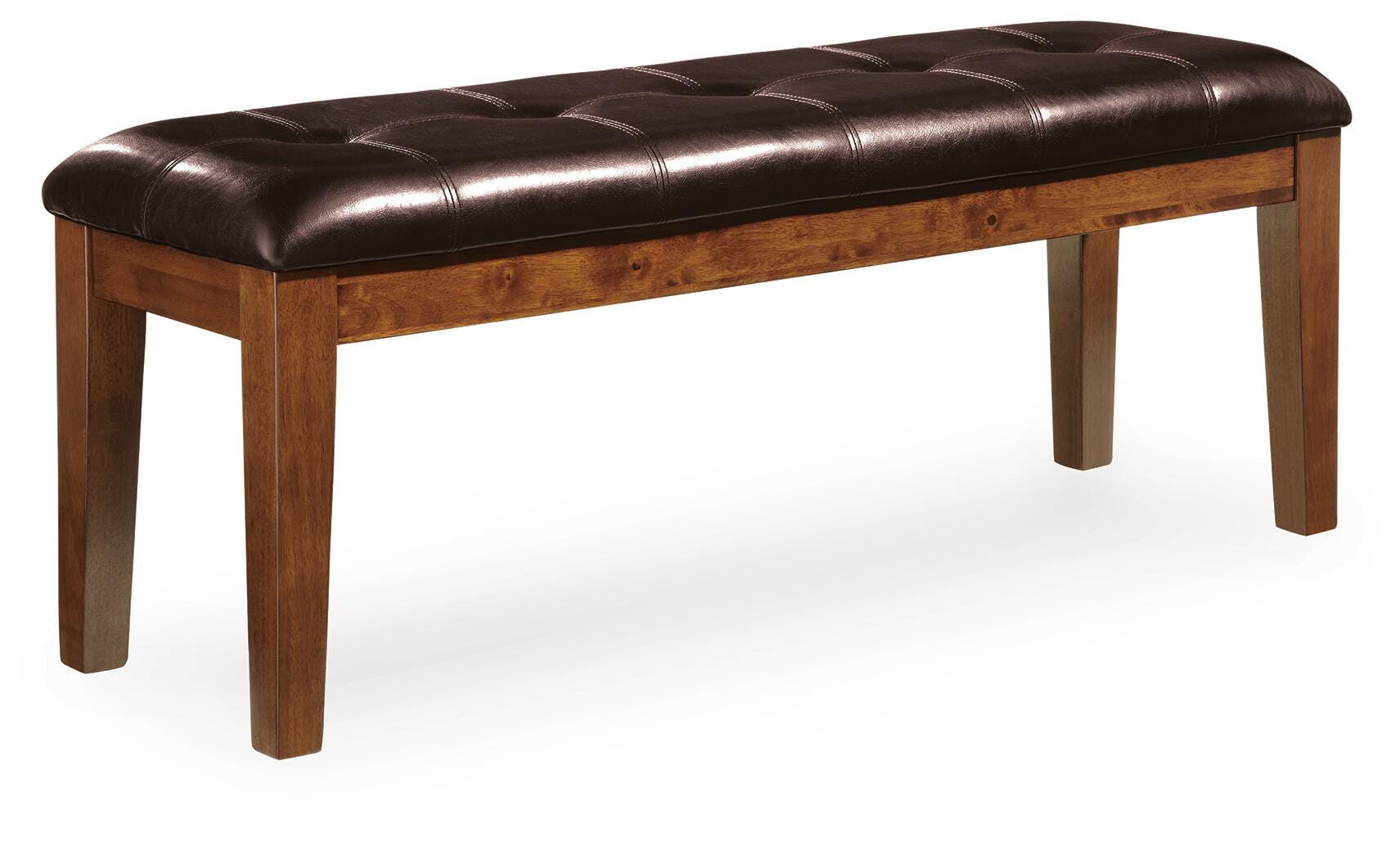 Ralene Dining Bench, Medium Brown, large