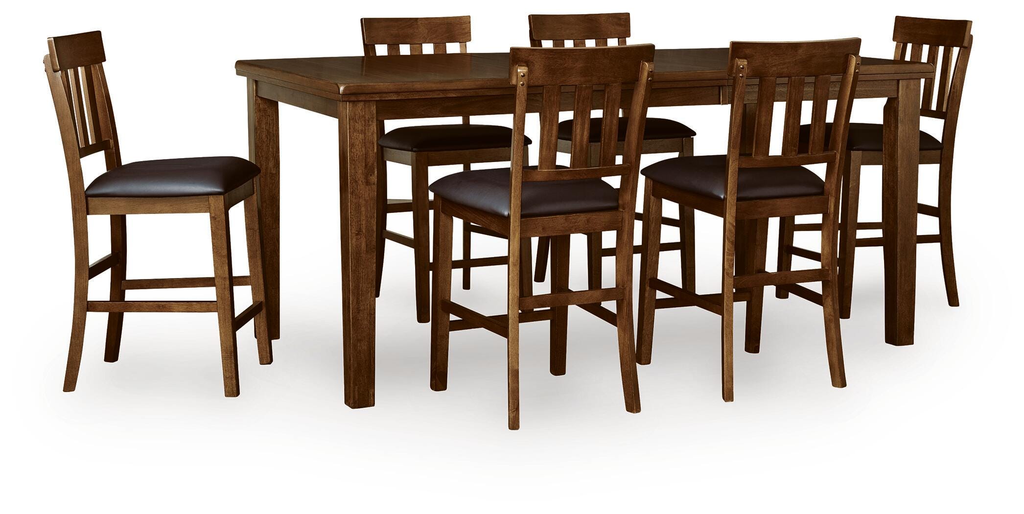 Ralene Counter Hight Dining Table and 6 Barstools - image 2