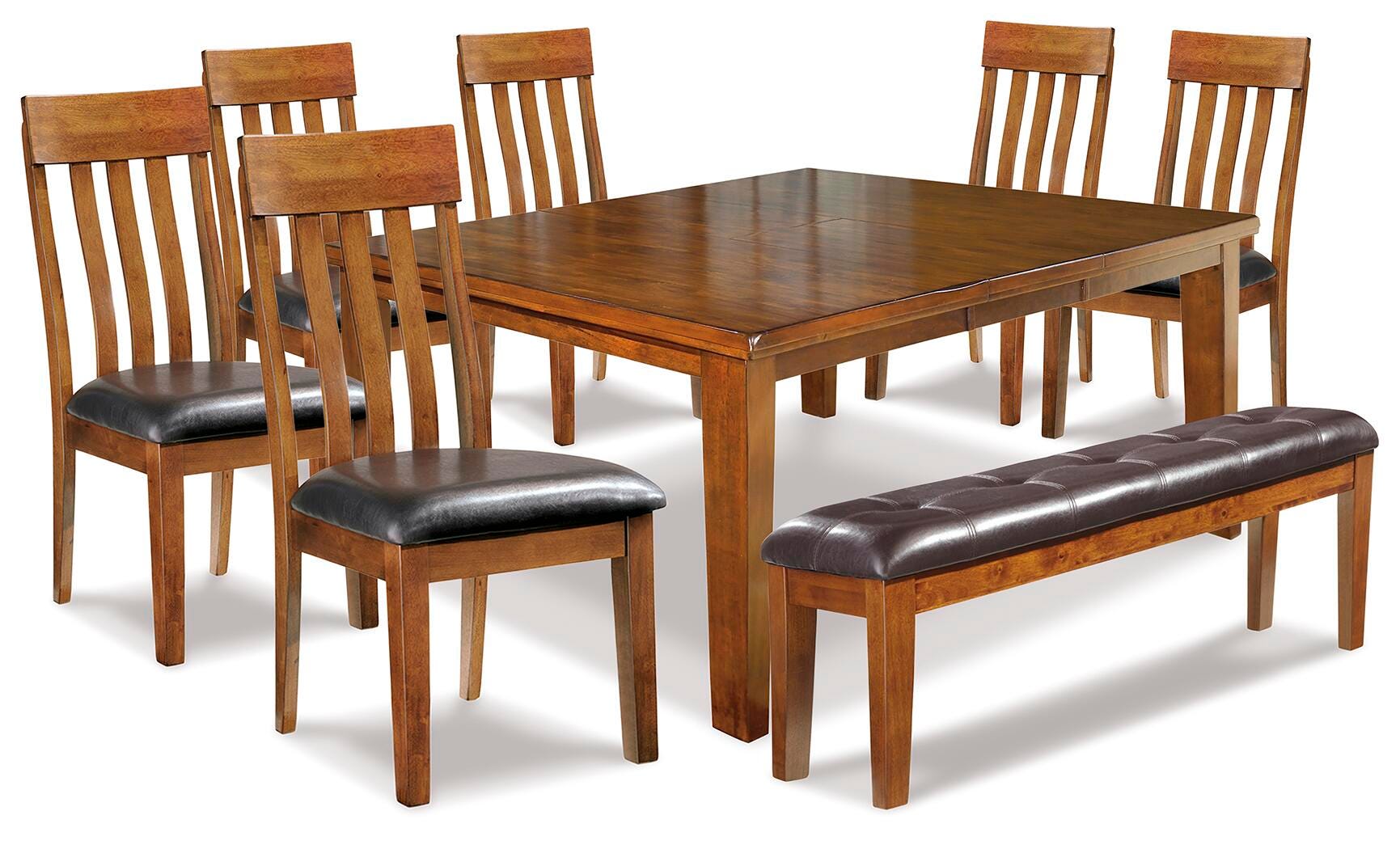 Ralene Dining Table and 6 Chairs and Bench - image 1