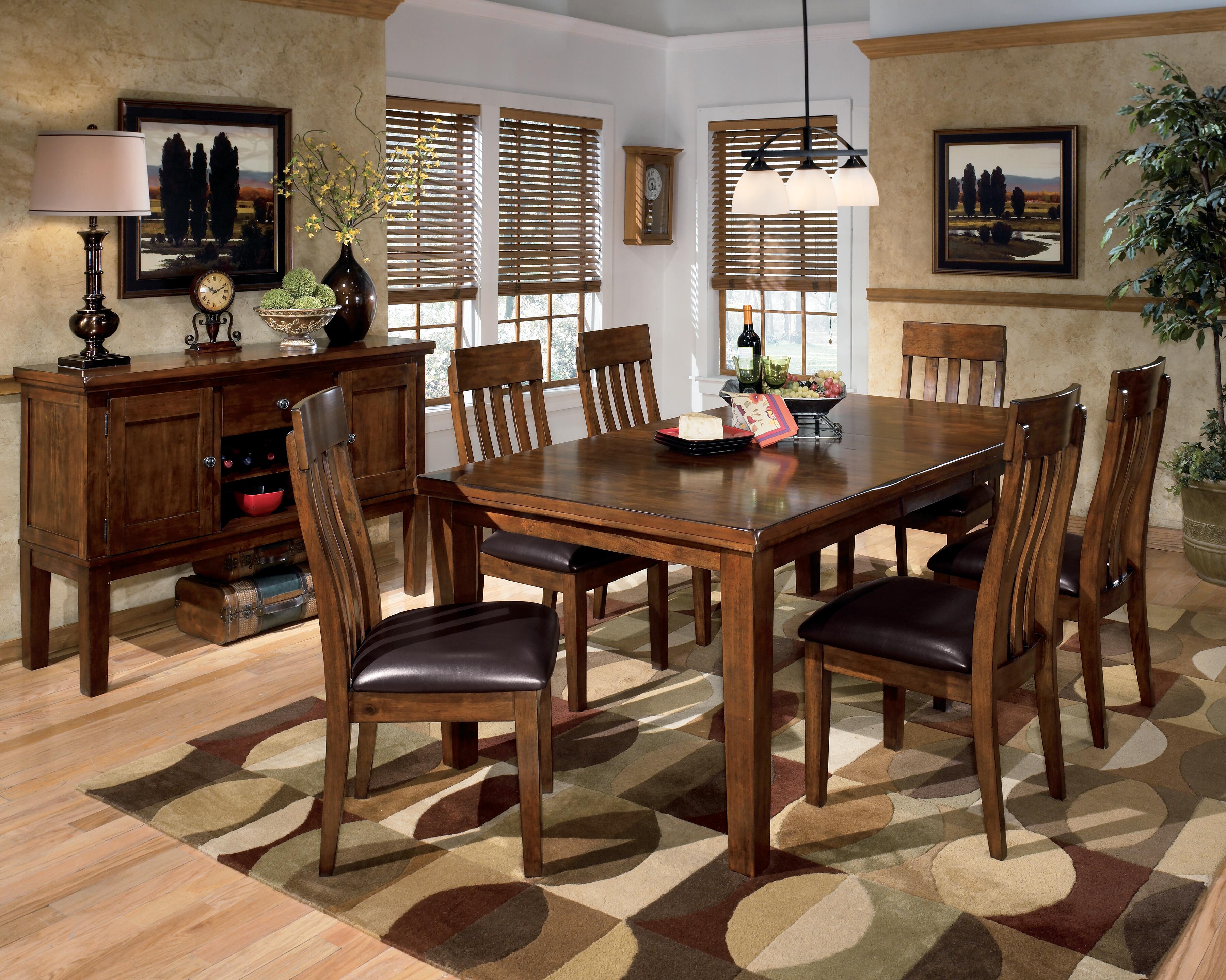Ralene Dining Chair, Medium Brown, large