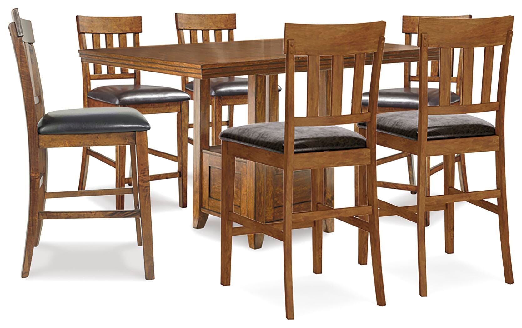 Ralene Counter Height Dining Table and 6 Barstools - image 1