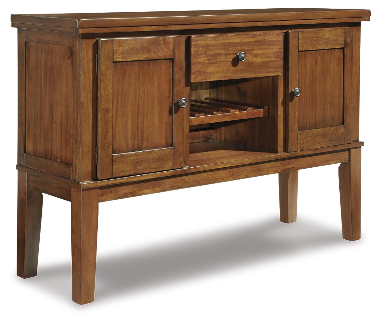 Ralene Dining Table with 4 Chairs, Bench and Server - image 4