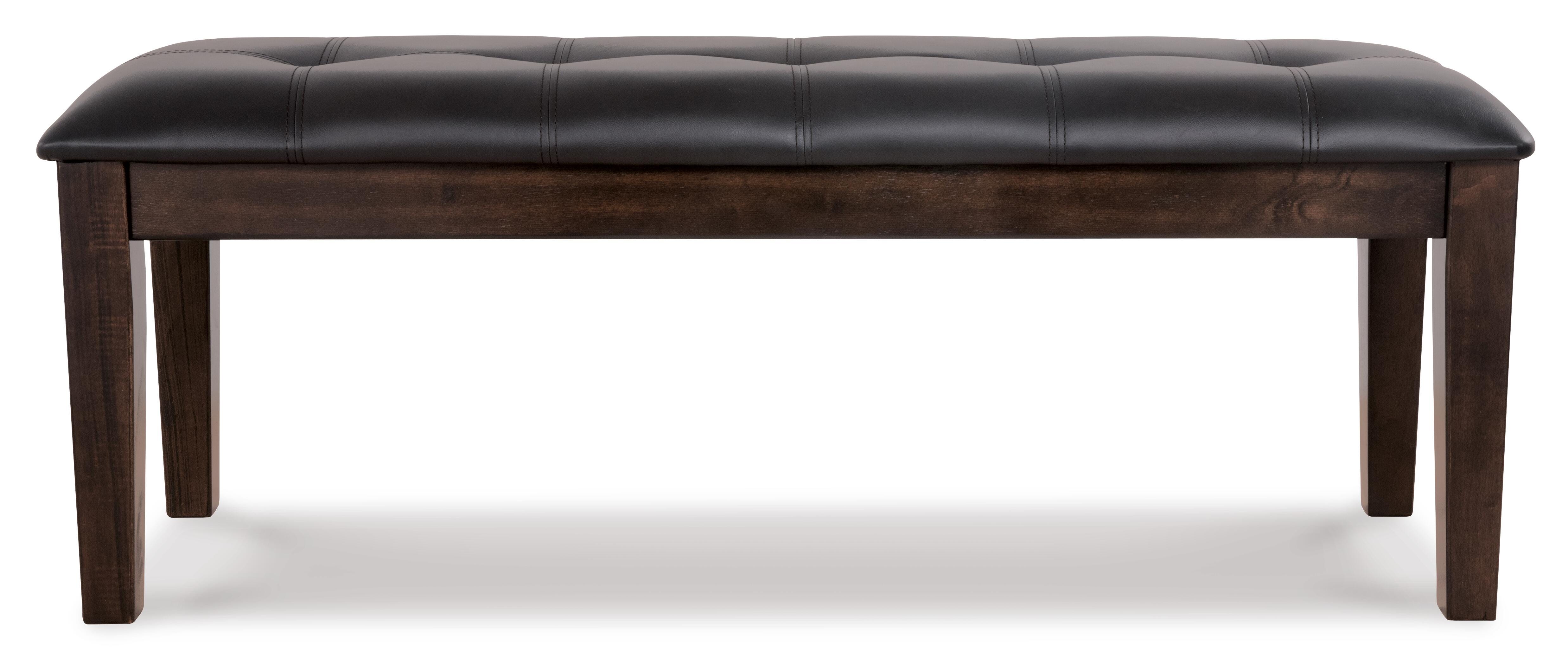 Haddigan Dining Bench, Dark Brown, large