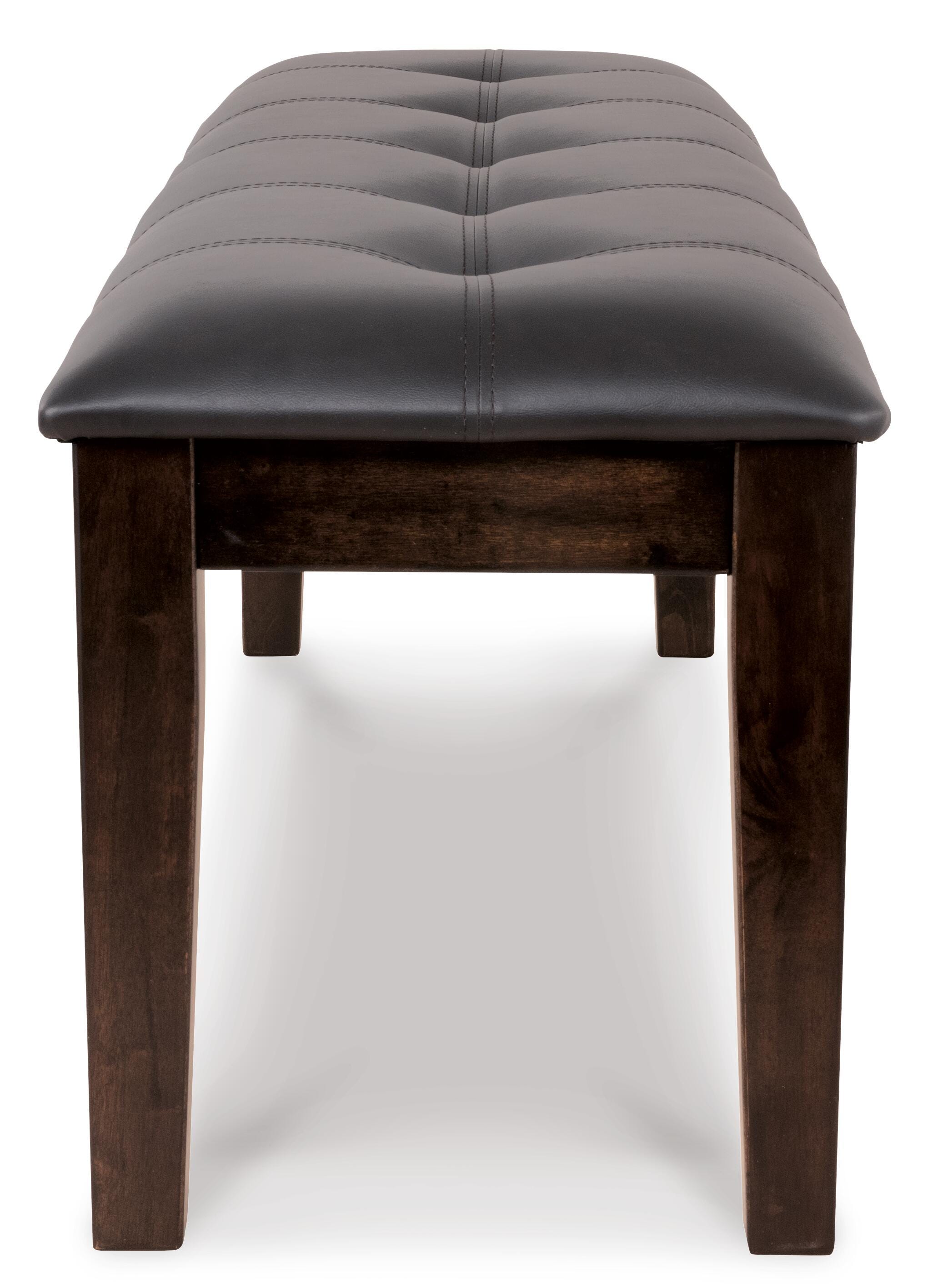 Haddigan Dining Bench, Dark Brown, large