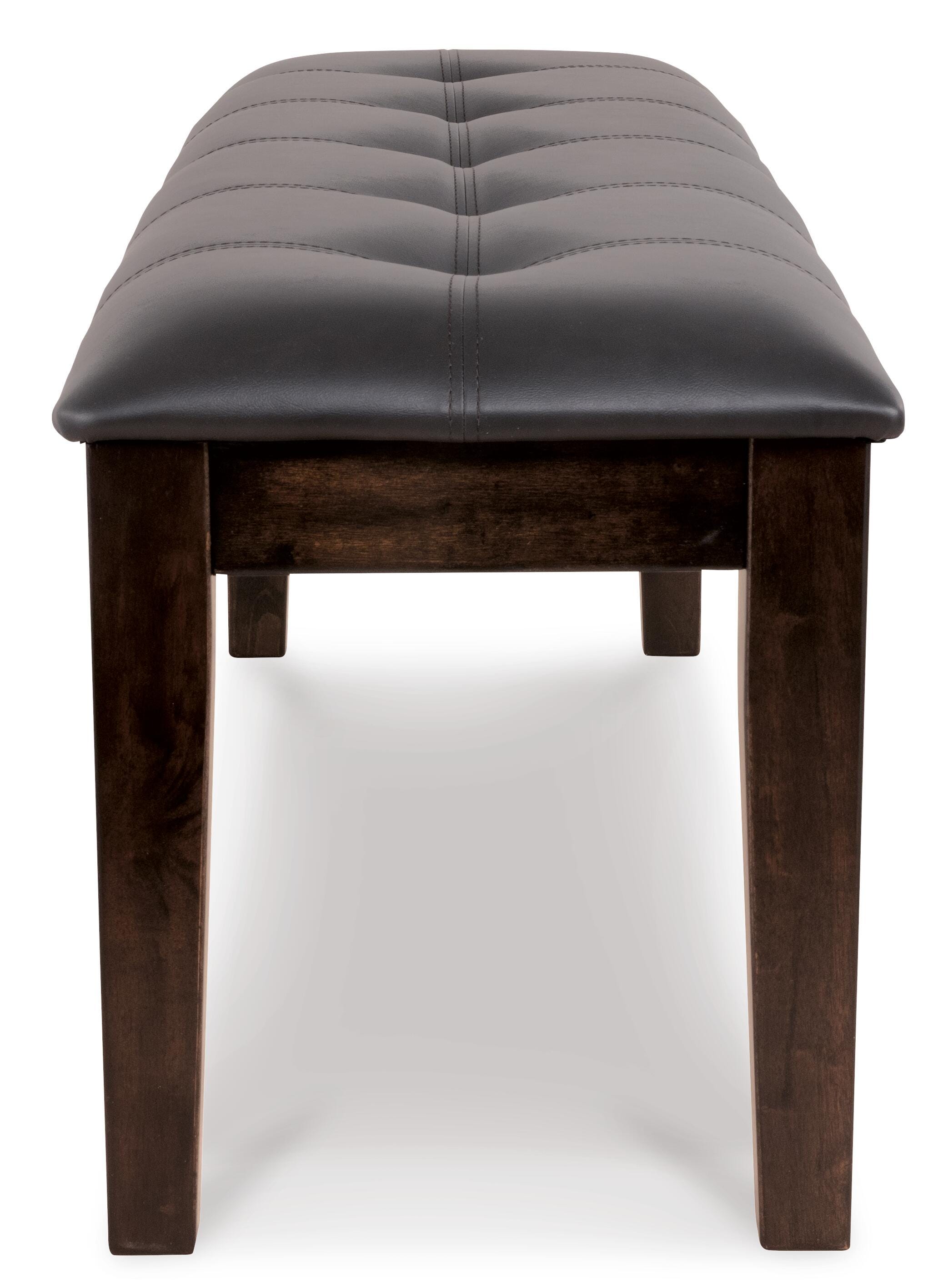 Haddigan Dining Bench, Dark Brown, large