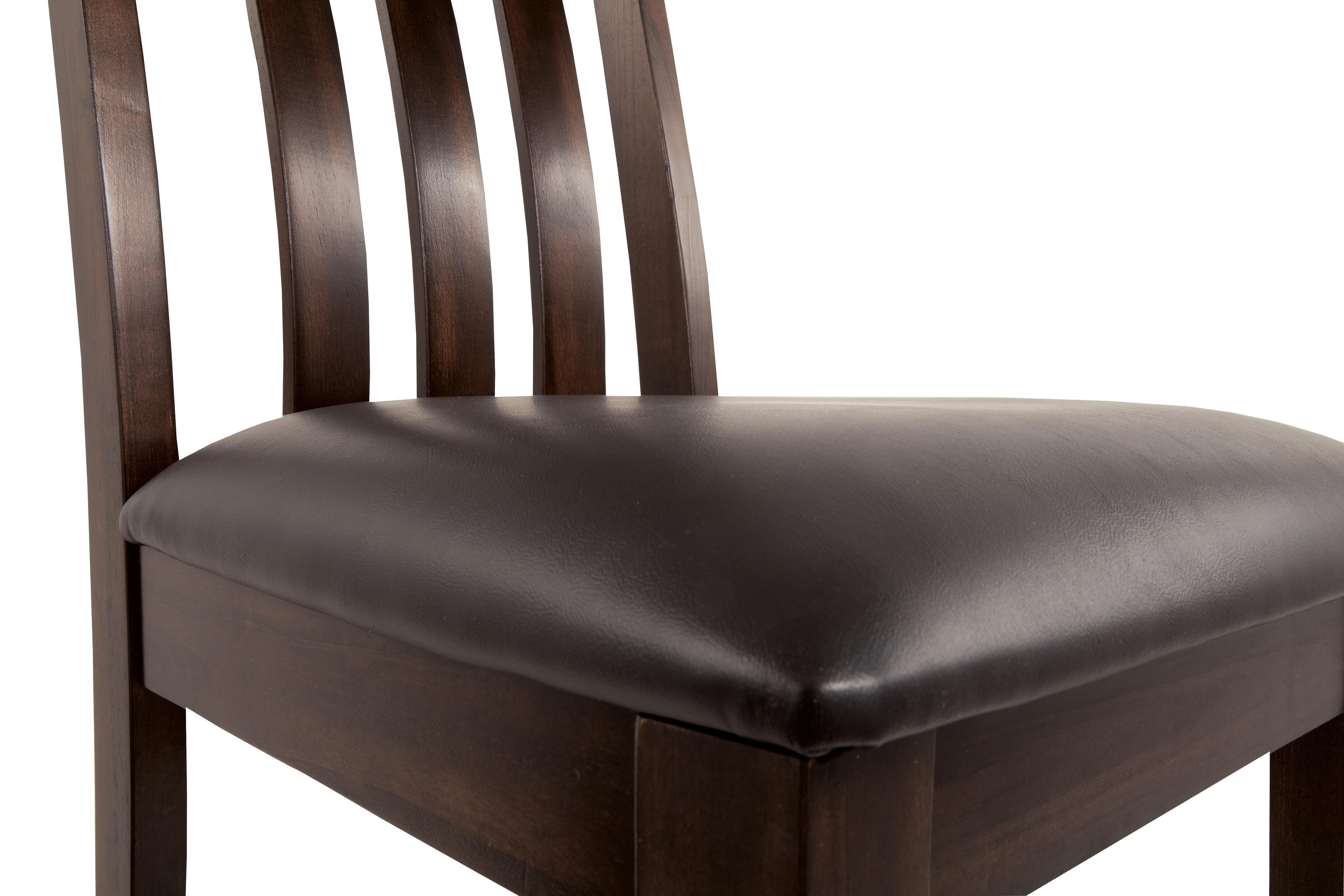 Haddigan Dining Table and 4 Chairs, Dark Brown, large