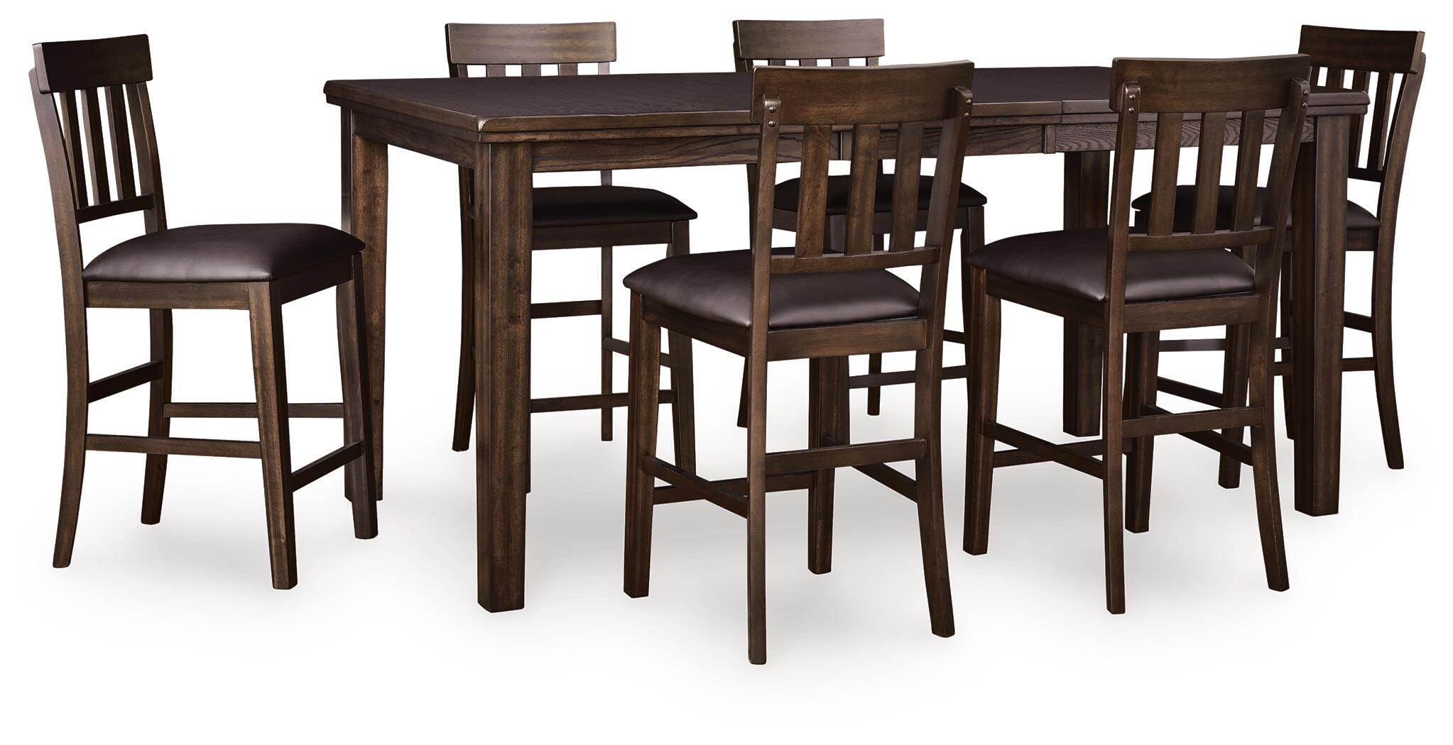 Haddigan Counter Height Dining Table and 6 Barstools, , large