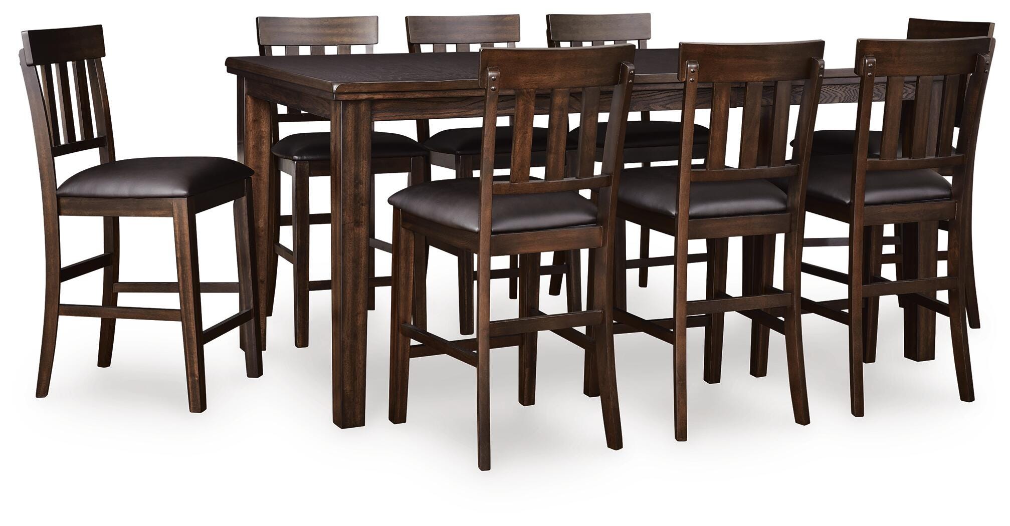 Haddigan Counter Height Dining Table and 8 Barstools, , large