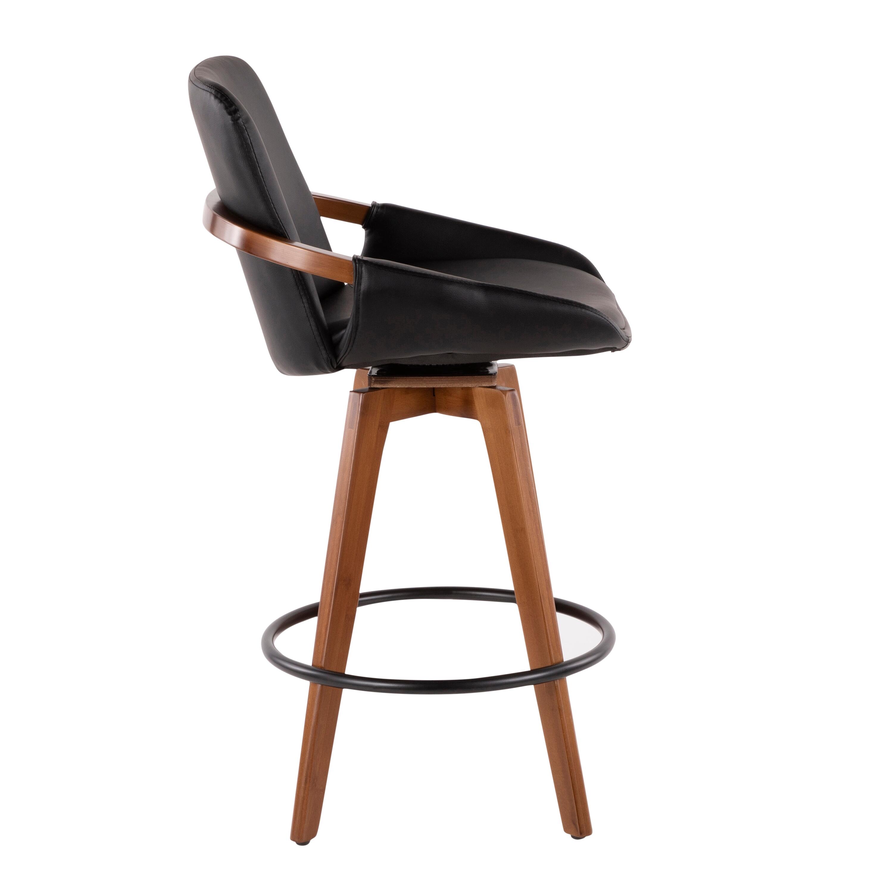 Damato Counter Stool, Yellow/Black, large