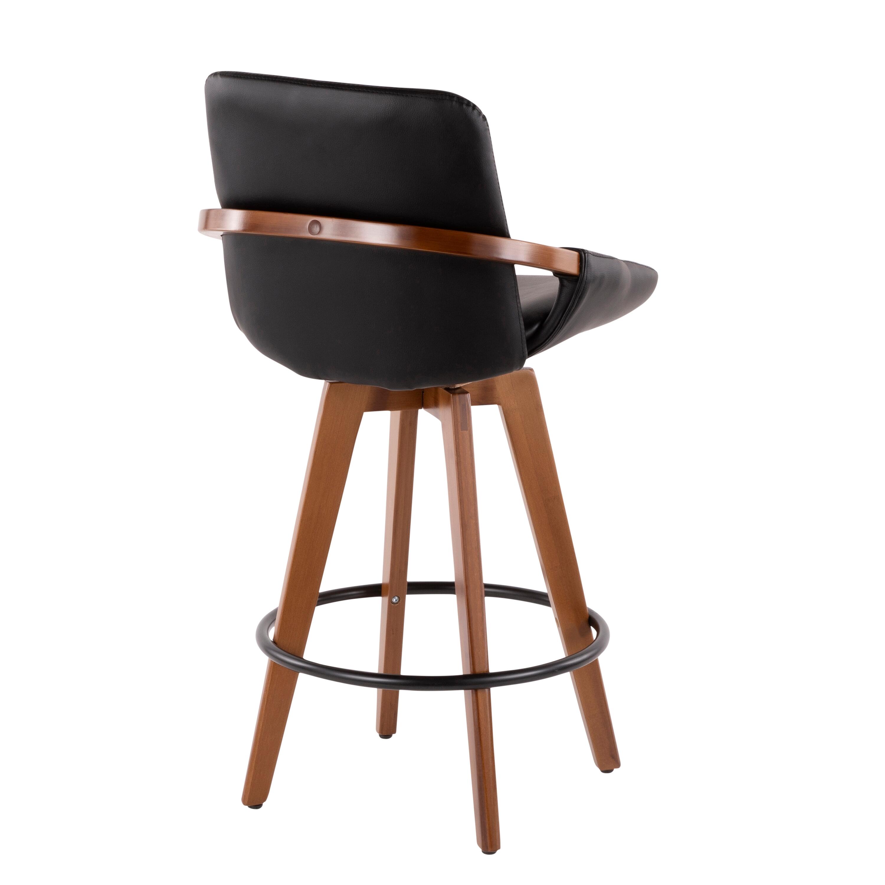 Damato Counter Stool, Yellow/Black, large